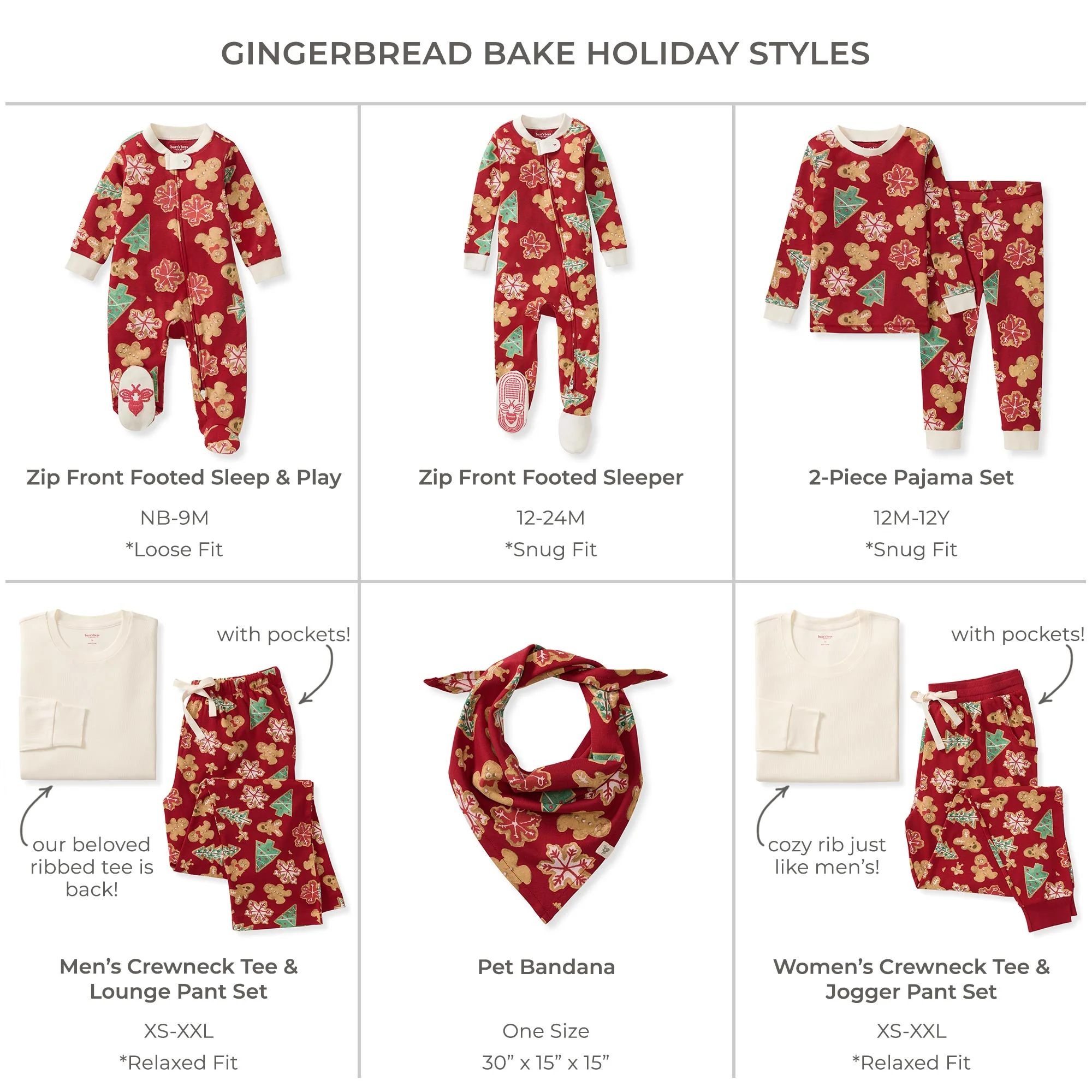 Gingerbread Bake Matching Family Pajamas - Image 9
