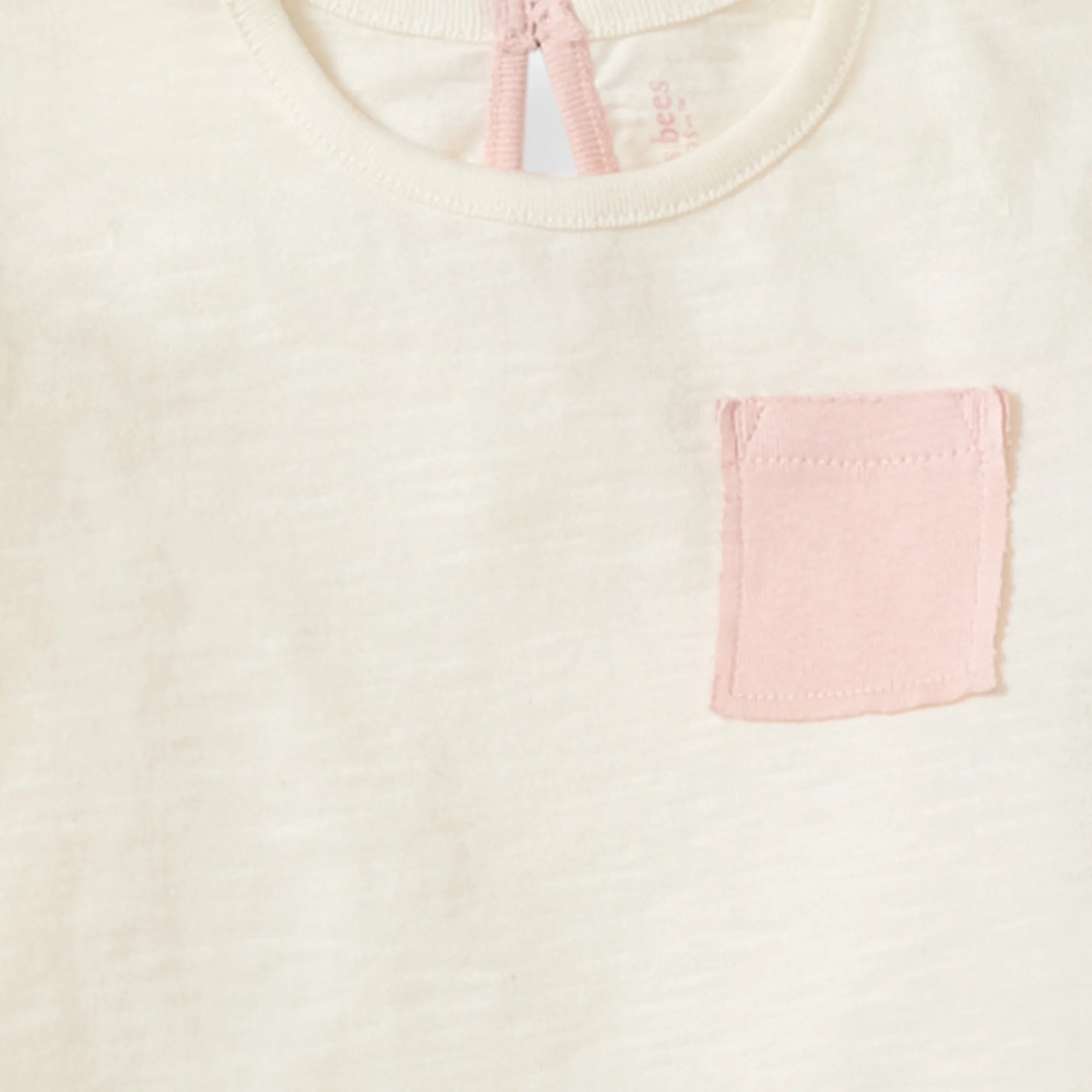 Girl Slub Pocket Tee & Pants Set - Image 4