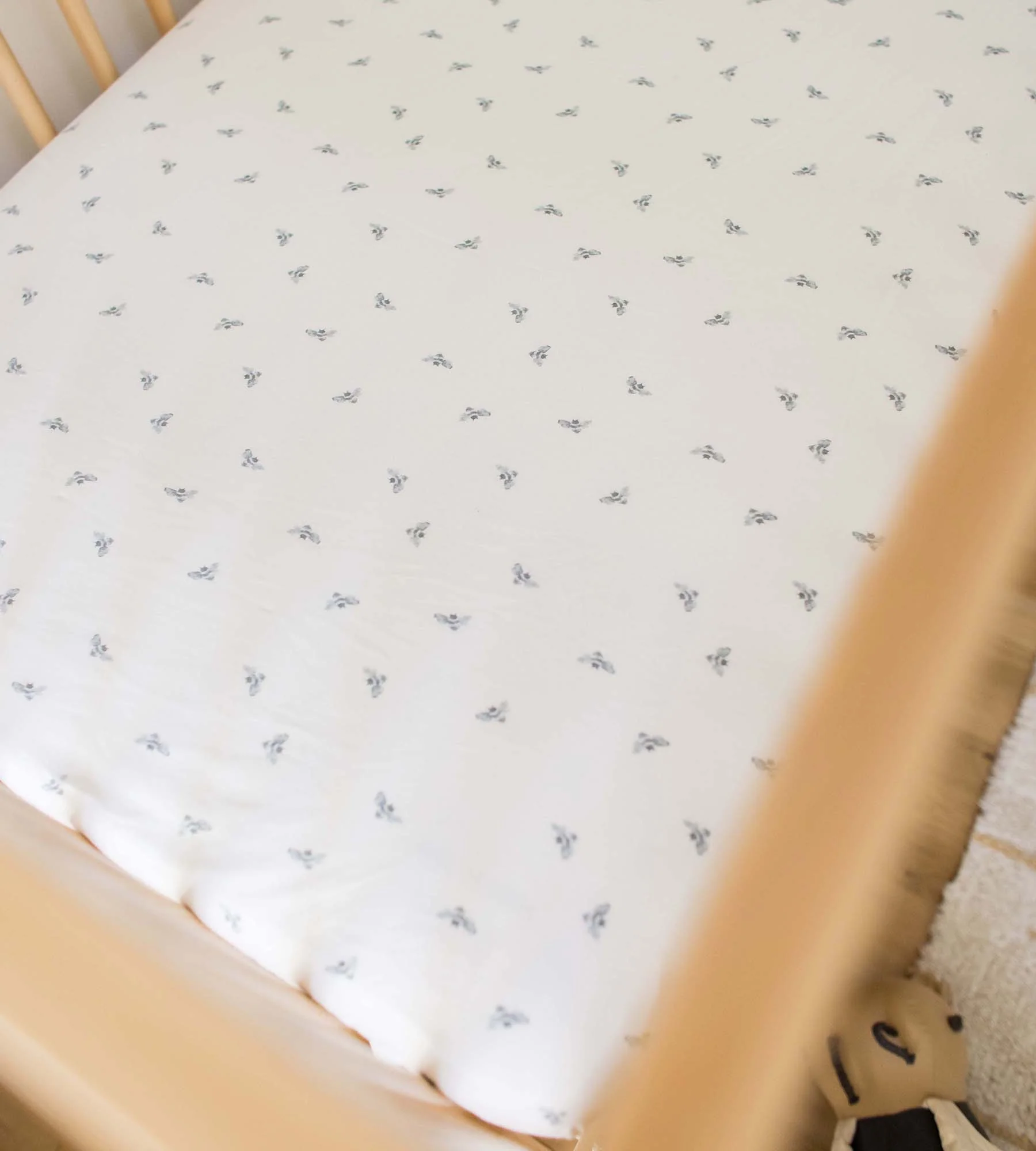 Golden Bee Organic Cotton BEESNUG® Fitted Crib Sheet - Quarry - Image 3