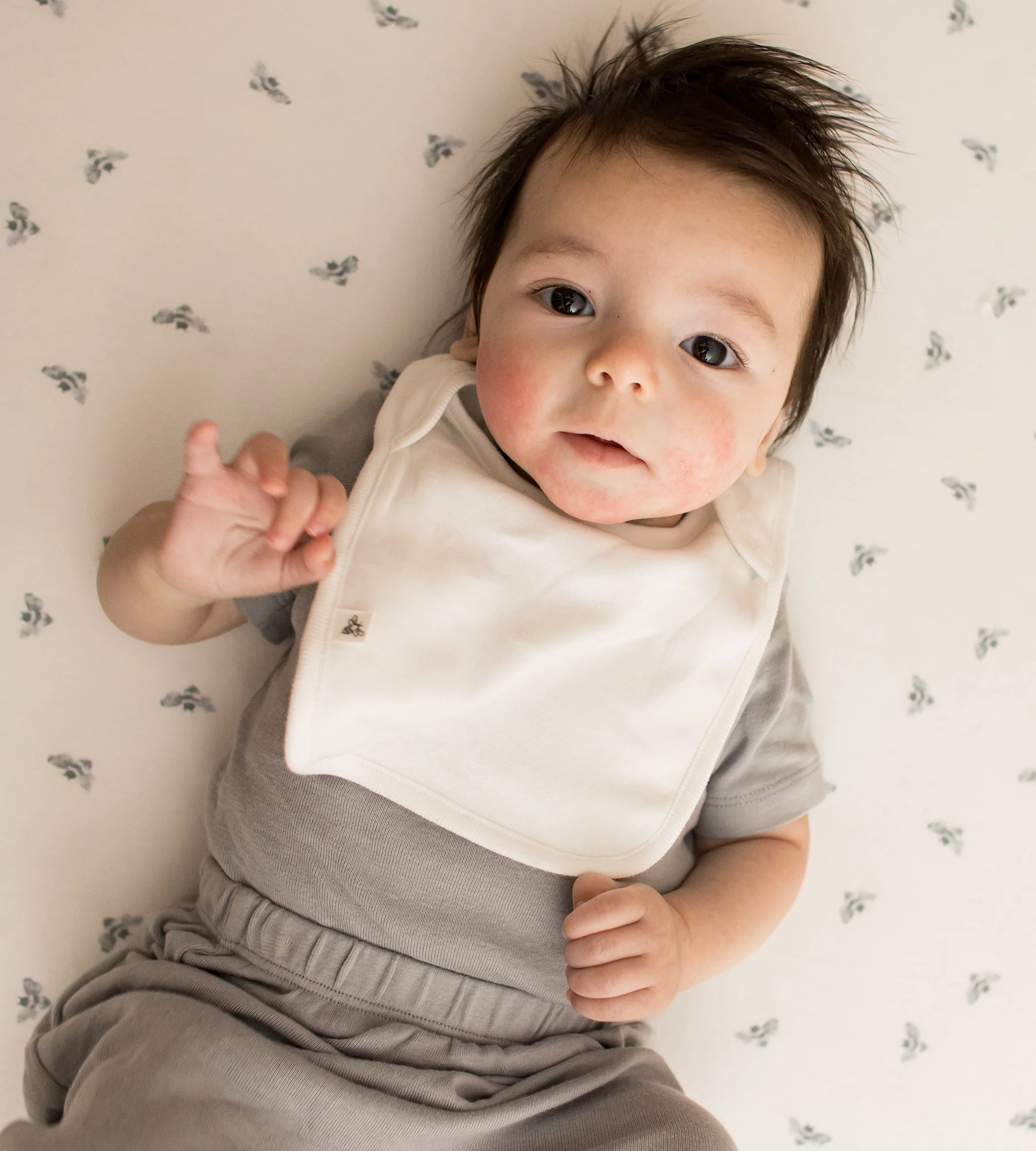 Golden Bee Organic Cotton BEESNUG® Fitted Crib Sheet - Quarry - Image 5