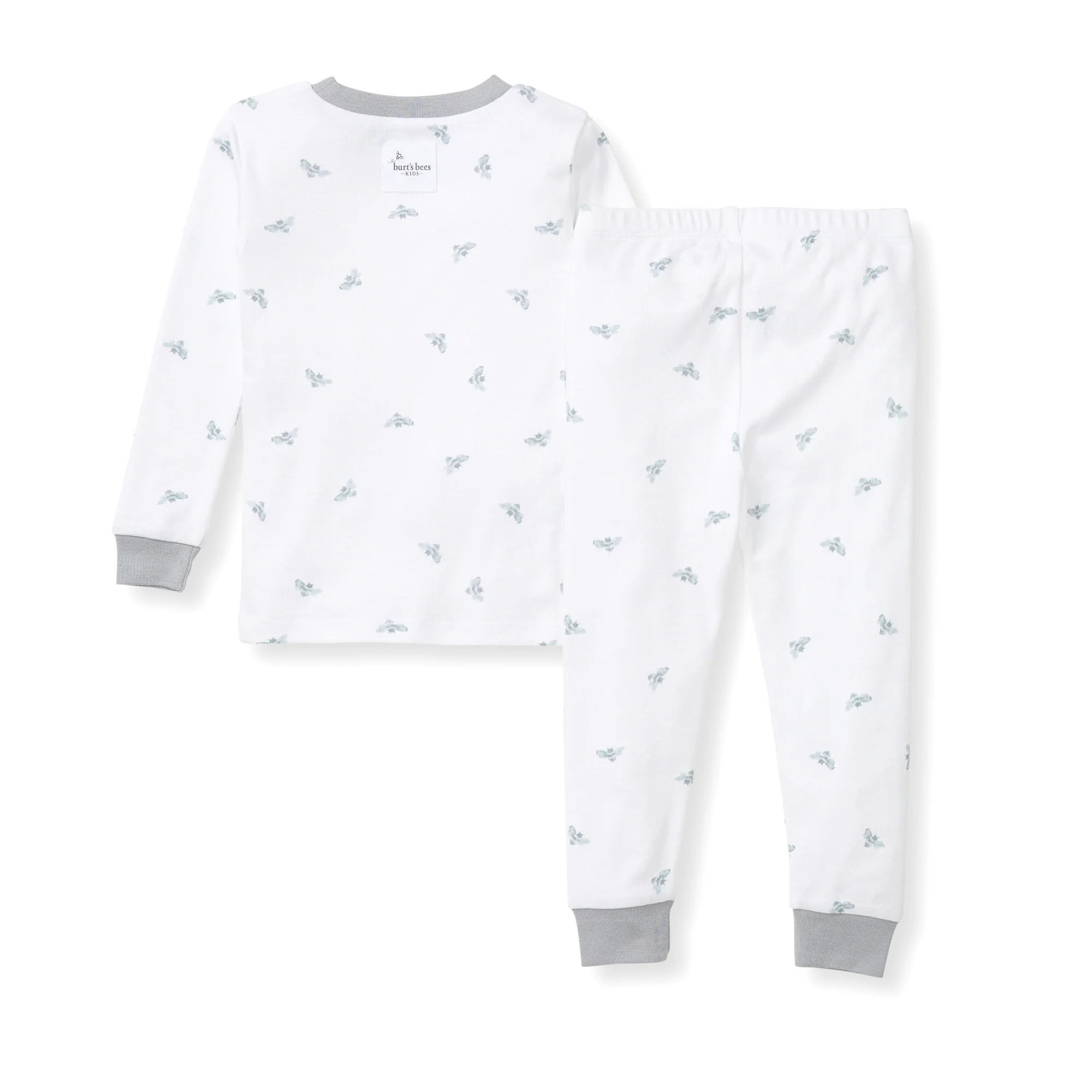 Golden Bee Organic Cotton Two-Piece Pajamas - Quarry - Image 3