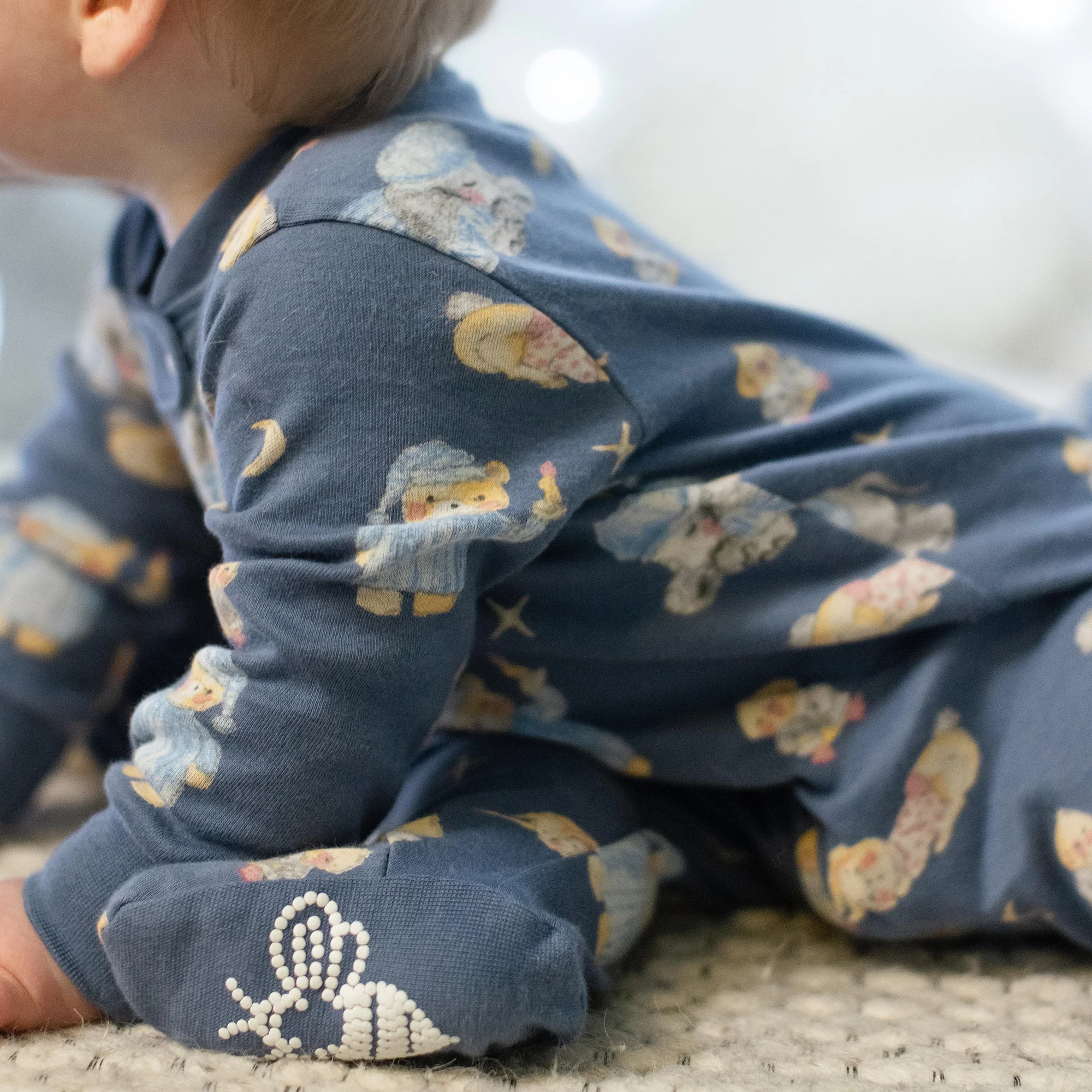 Good Night Mrs. Bear Organic Cotton Sleeper - Image 2