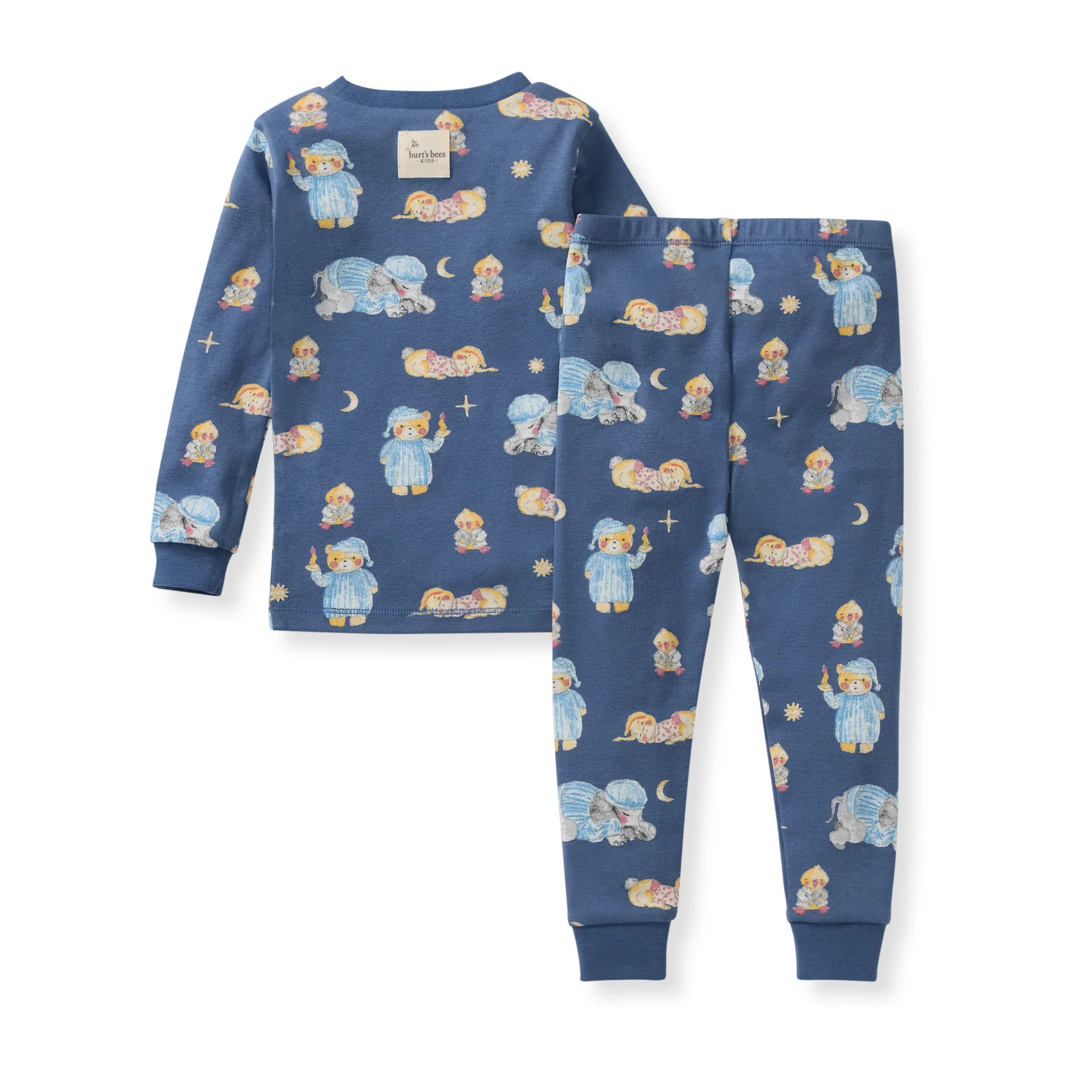 Good Night Mrs. Bear Organic Cotton Two-Piece Pajamas - Image 4