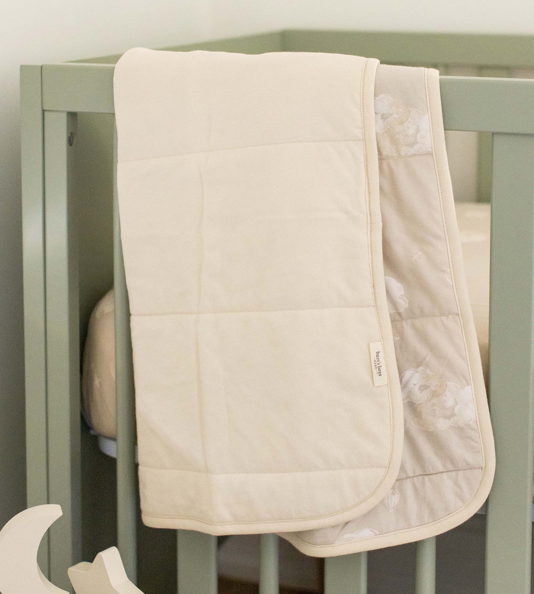 Good Night Sky Organic Cotton Reversible Baby Blanket - Image 4