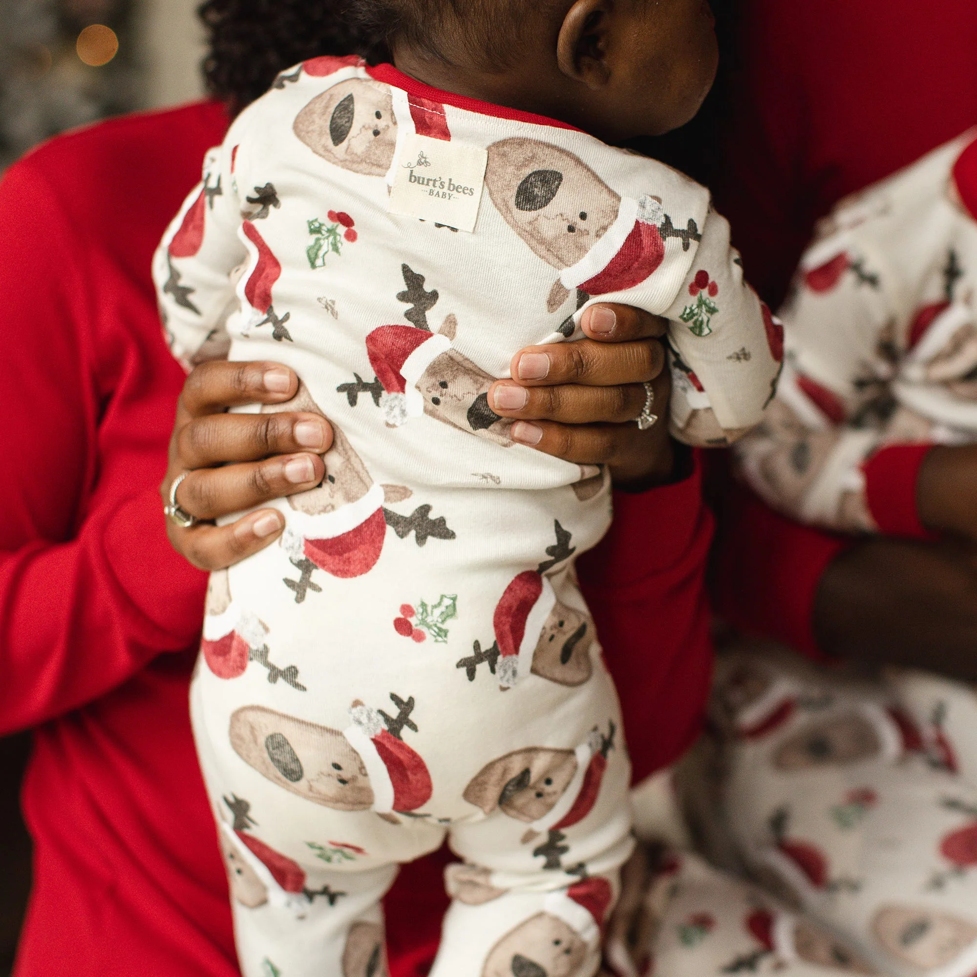 Guide My Sleigh Matching Organic Cotton Men's Pajamas - Image 5