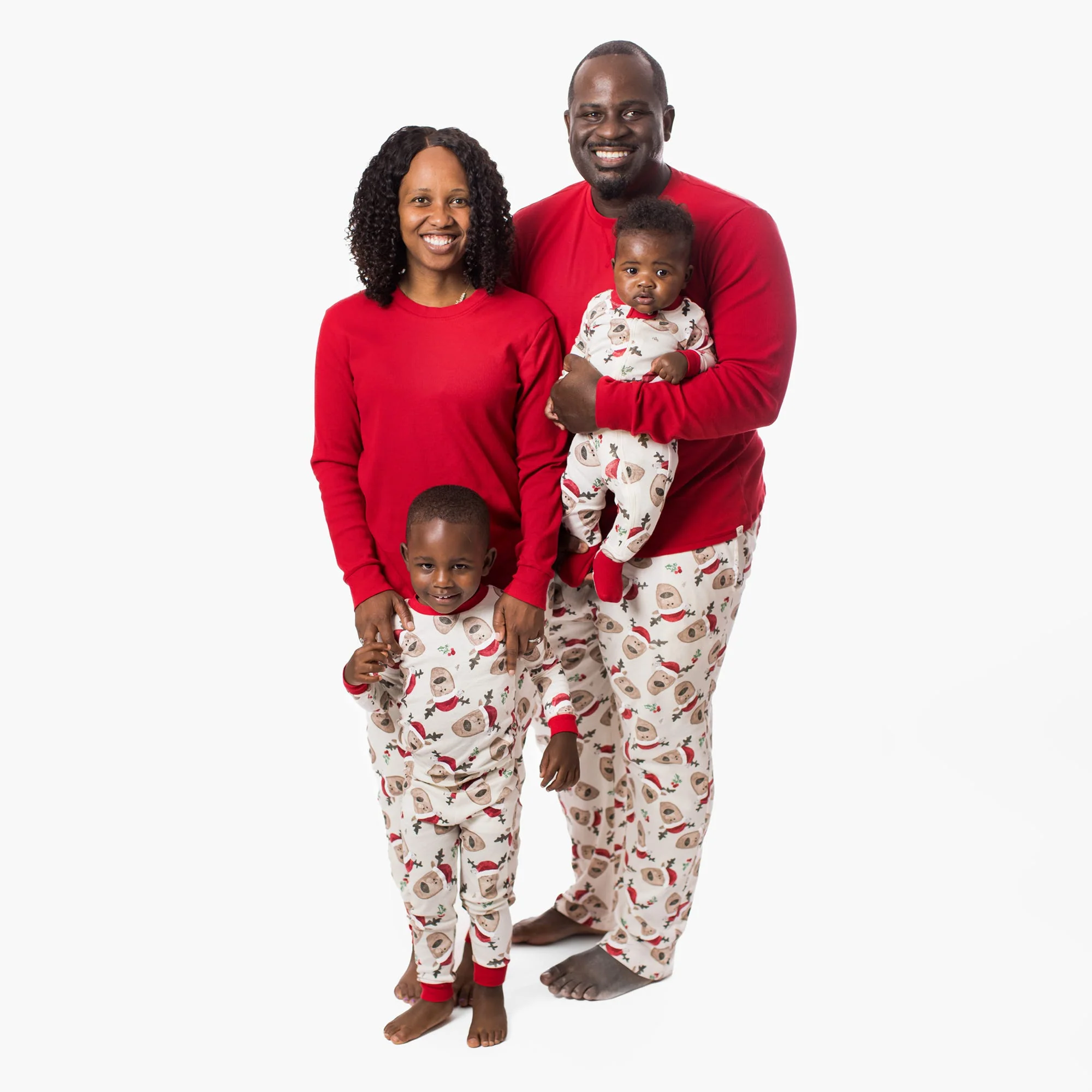 Guide My Sleigh Matching Organic Cotton Men's Pajamas - Image 7