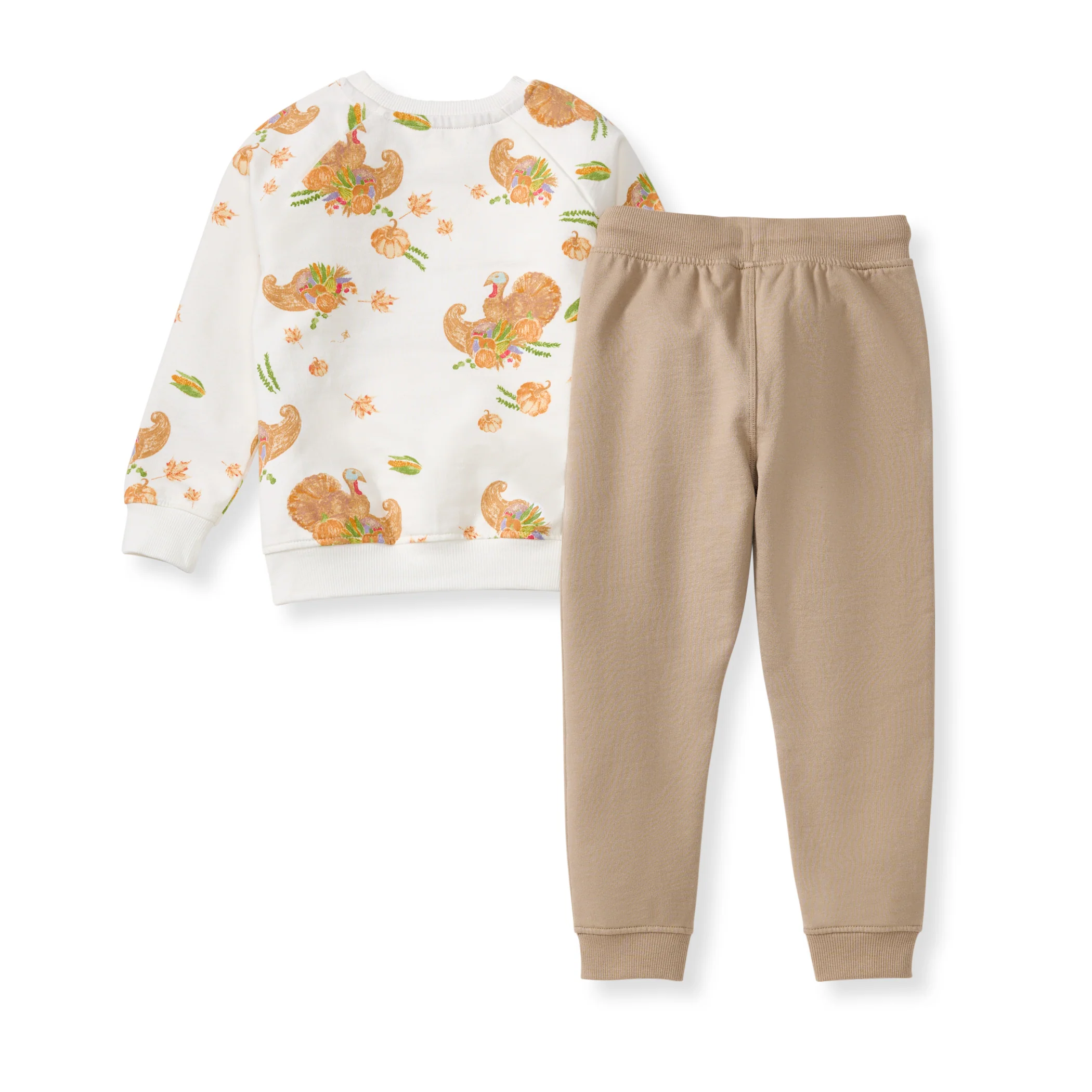 Happy Harvest Boy Sweatshirt & Pants Set - Image 3