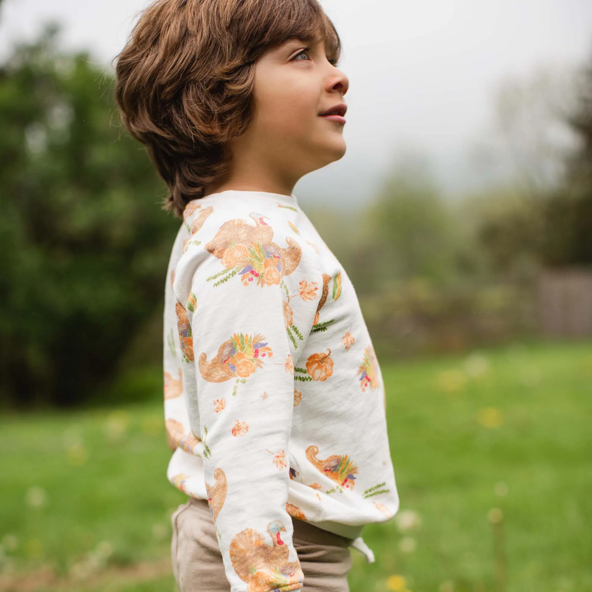 Happy Harvest Boy Sweatshirt & Pants Set - Image 8