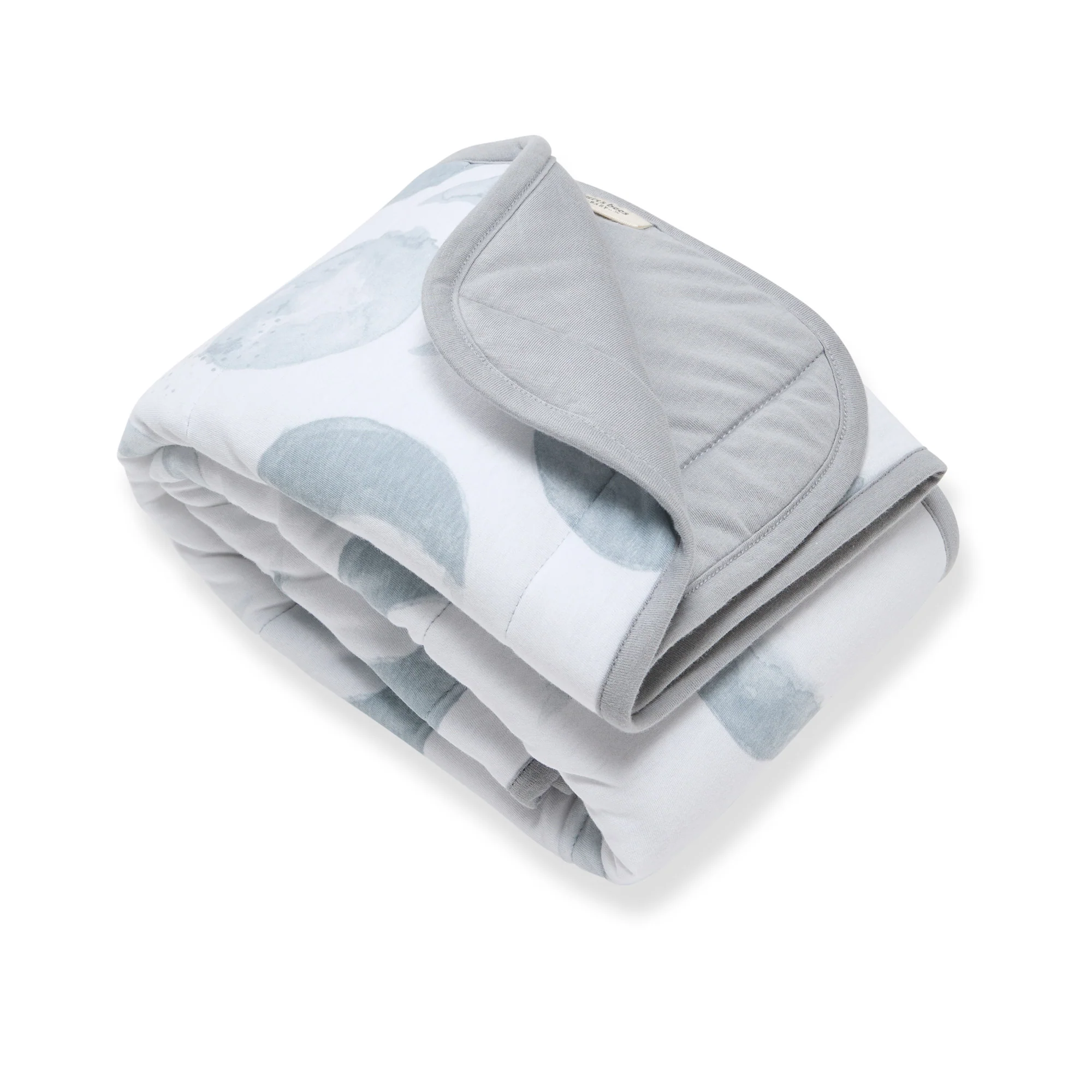 Hello Moon Organic Cotton Reversible Baby Blanket - Image 3