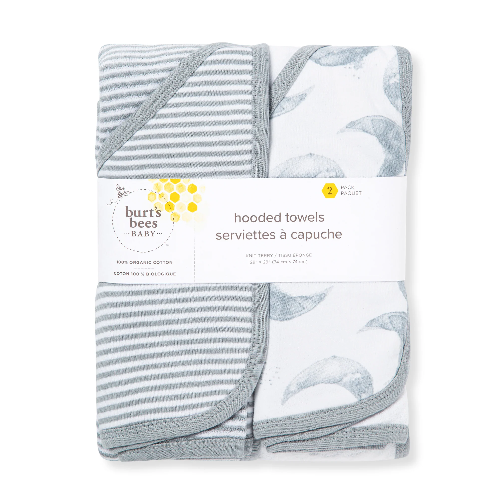 Hello Moon Organic Knit Terry Towels Set of 2 - Image 3