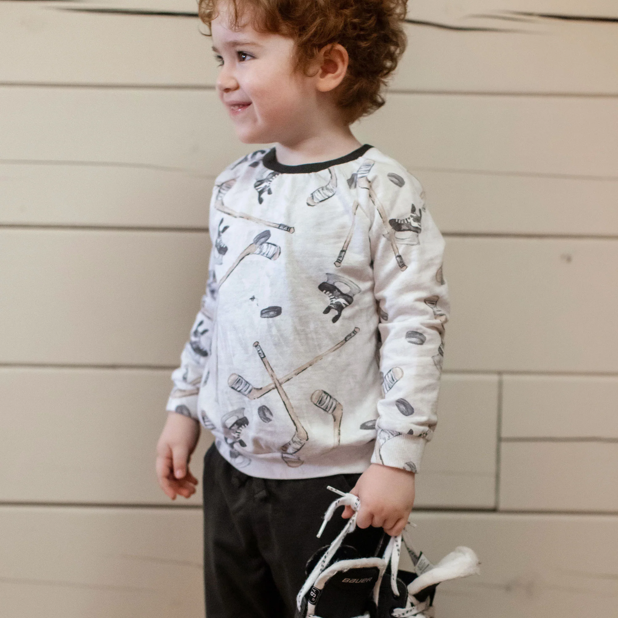 Hockey Season Sweatshirt & Pants Set - Image 2