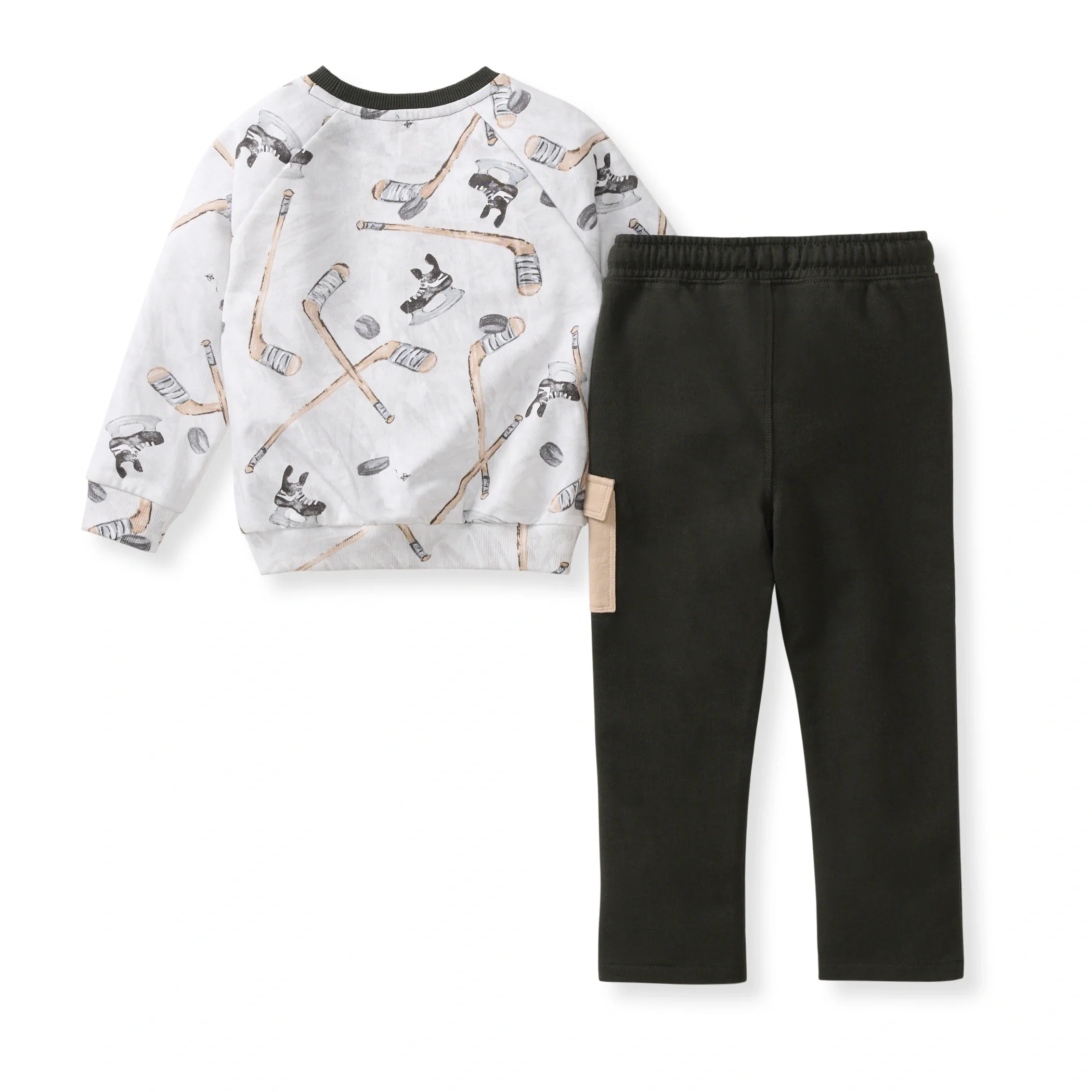 Hockey Season Sweatshirt & Pants Set - Image 3