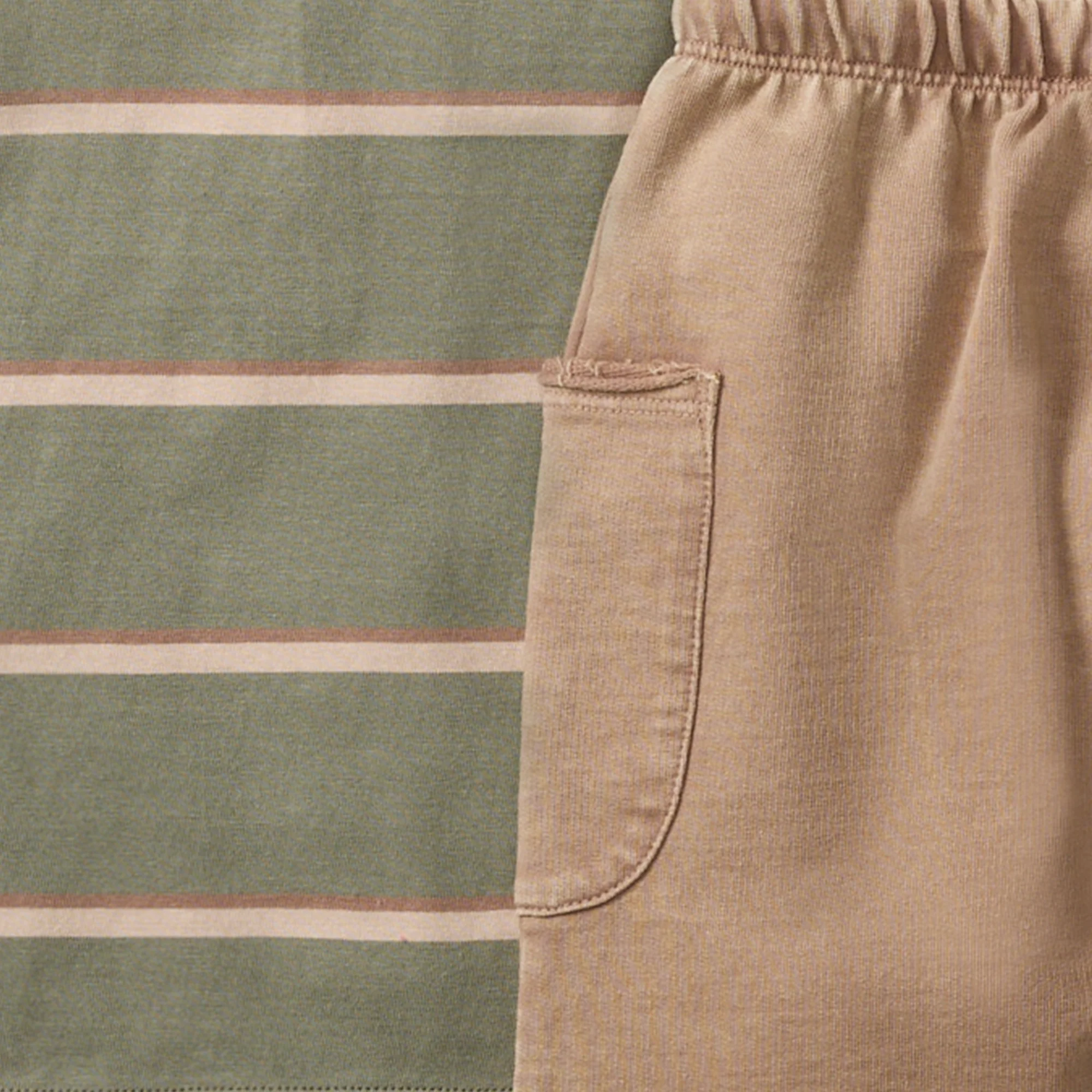 Holland Stripe Organic Boy Tee & Pants Set - Image 4