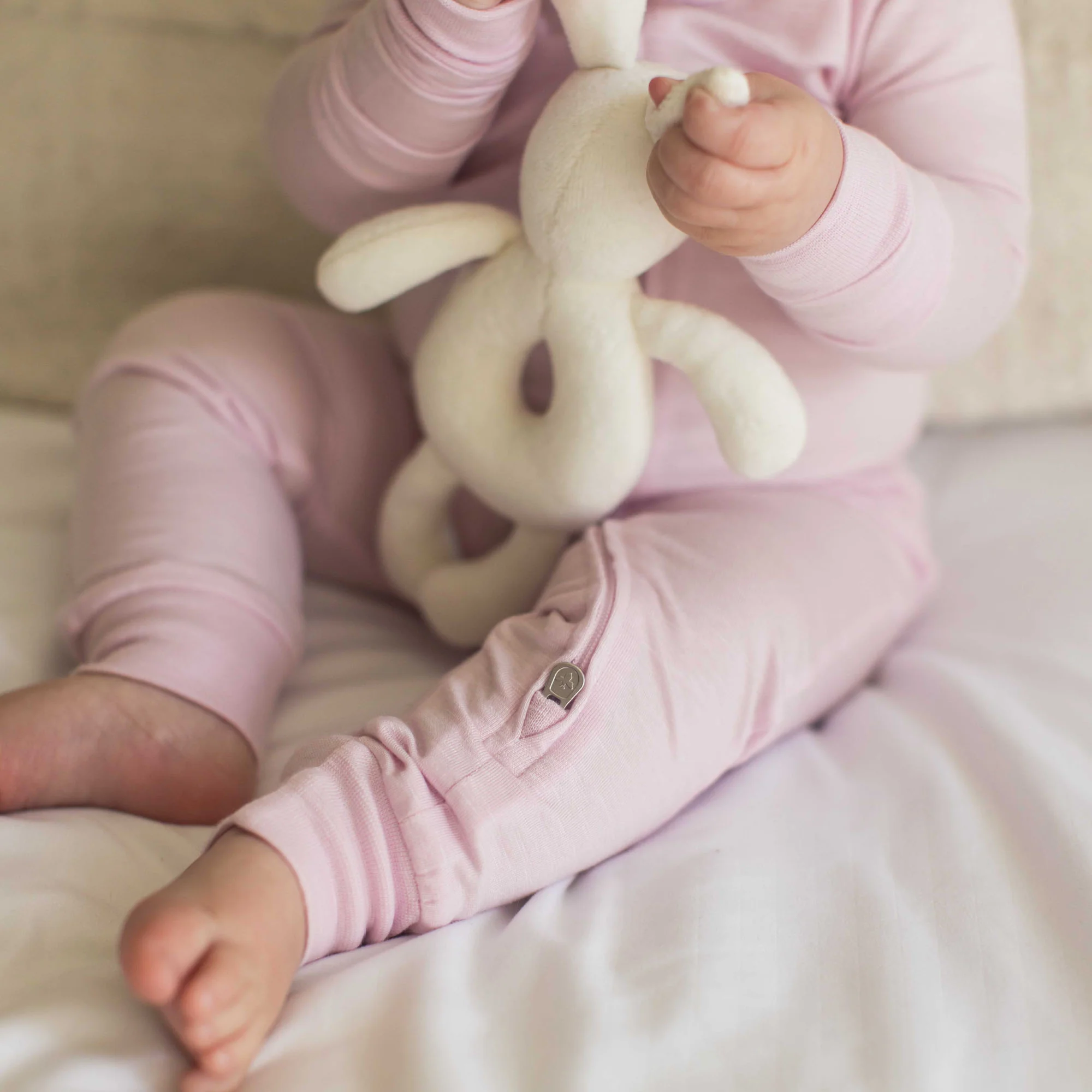 Honeysoft™ Lyocell Footless Baby Sleeper - Light Lilac - Image 6