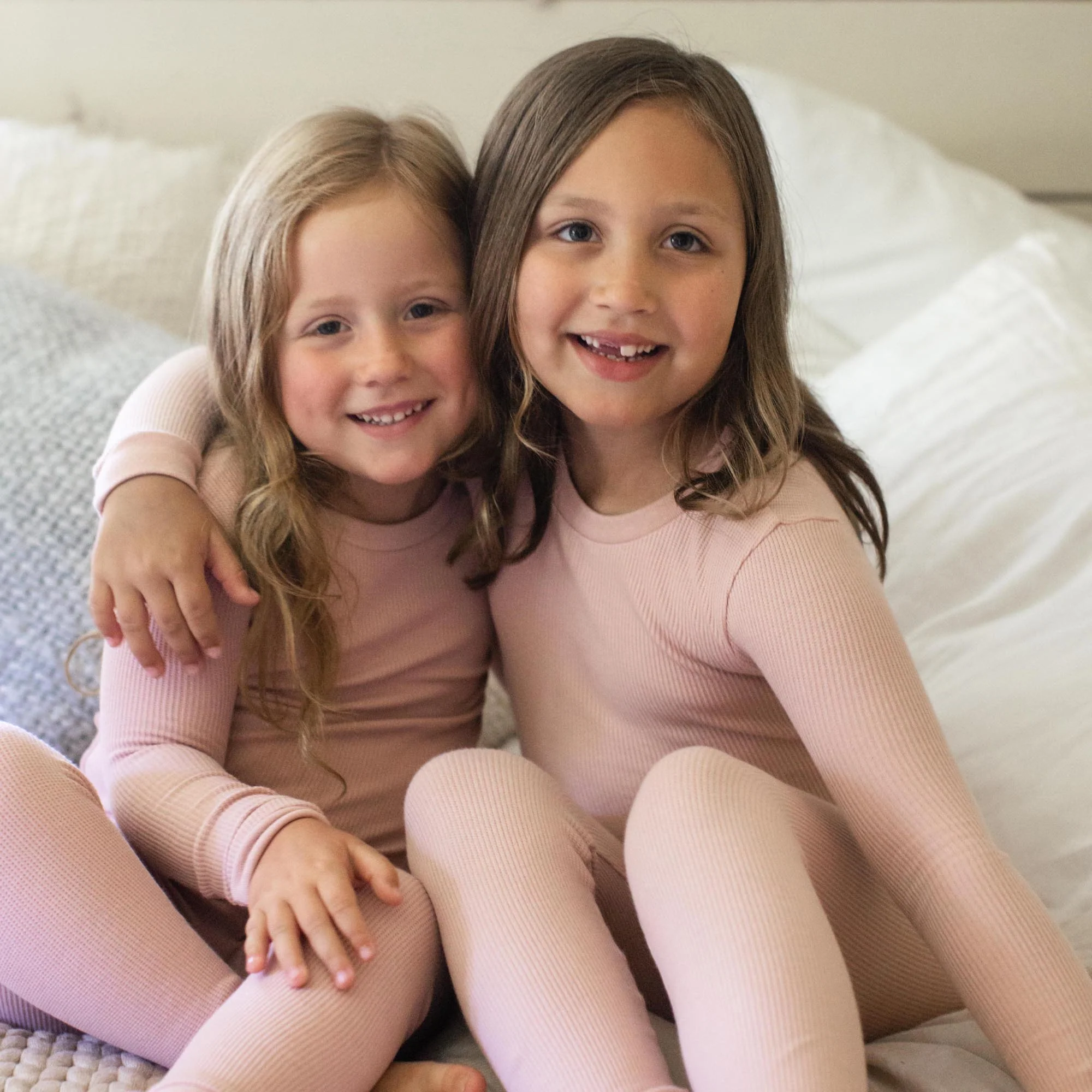 Honeysoft™ Mommy & Me Matching Thermal Lyocell Sleeper - Persian Rose - Image 5