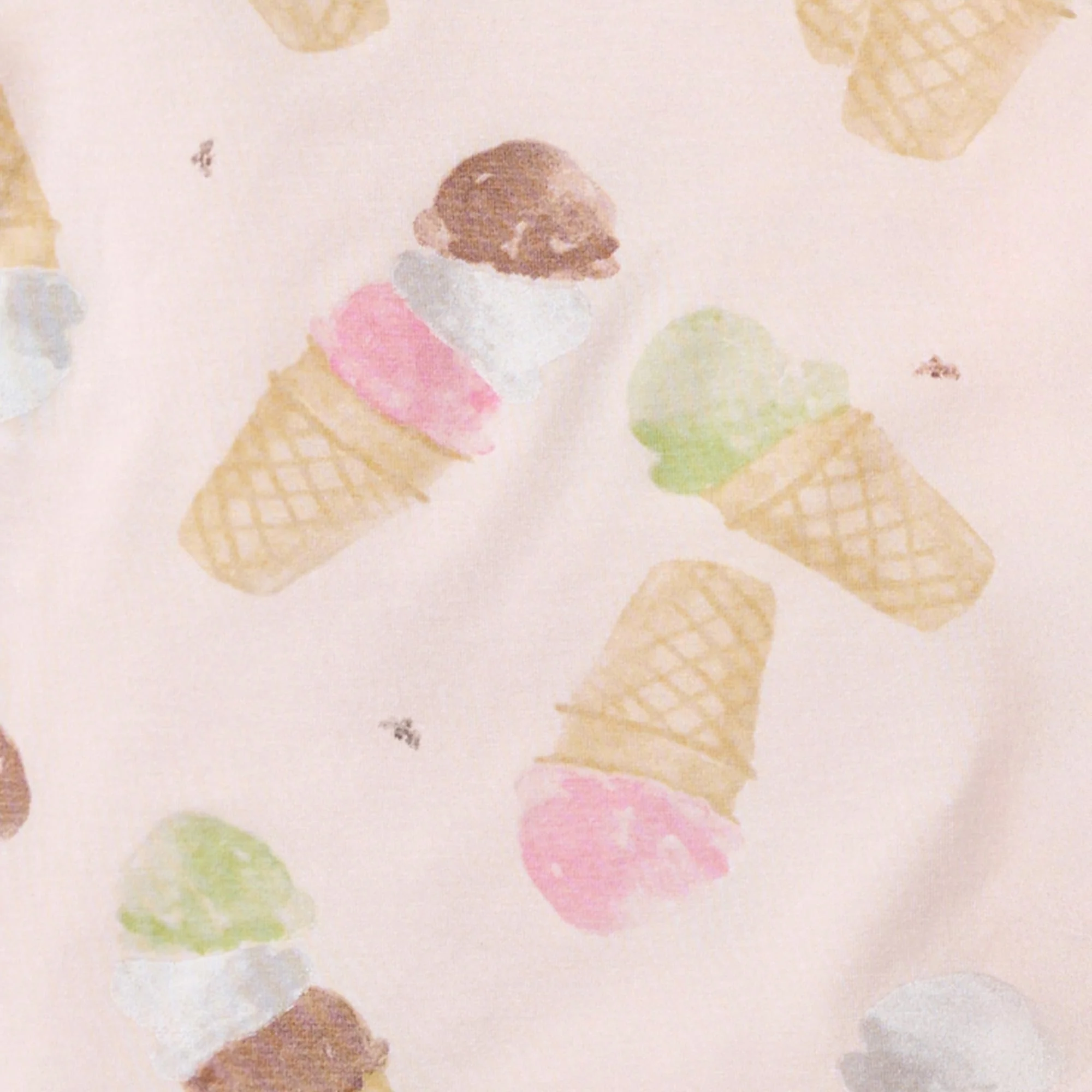 Ice Cream Cone Honeysoft™ Lyocell Footless Baby Sleeper - Image 3