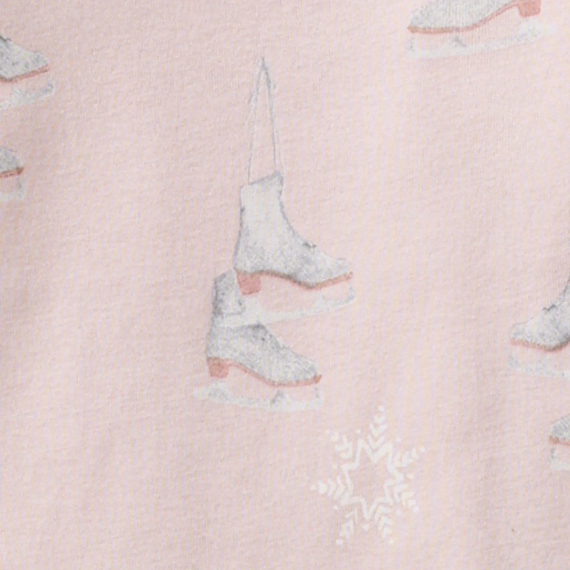 Ice Skates Organic Cotton Two-Piece Pajamas - Image 3