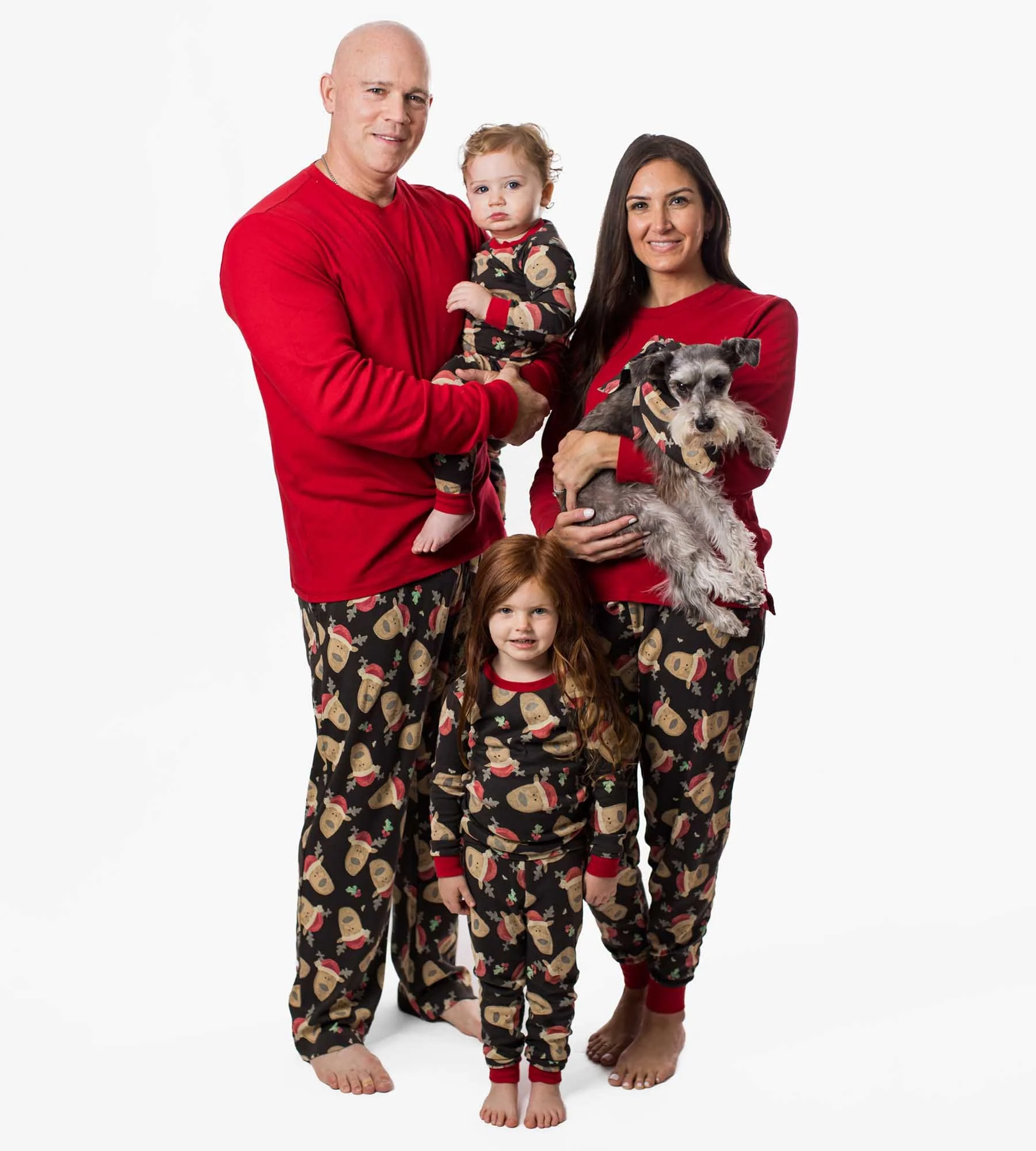 Jolly Reindeer Organic Cotton Women's Pajamas - Image 5