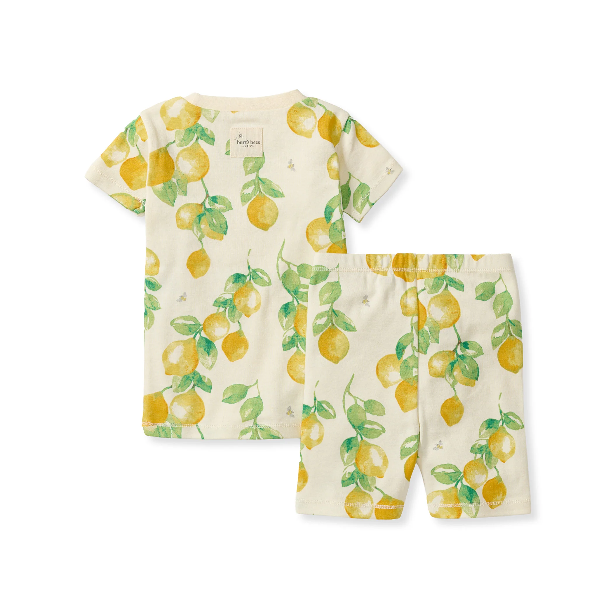 Lemon Tree Organic Cotton Two-Piece Pajamas - Image 3
