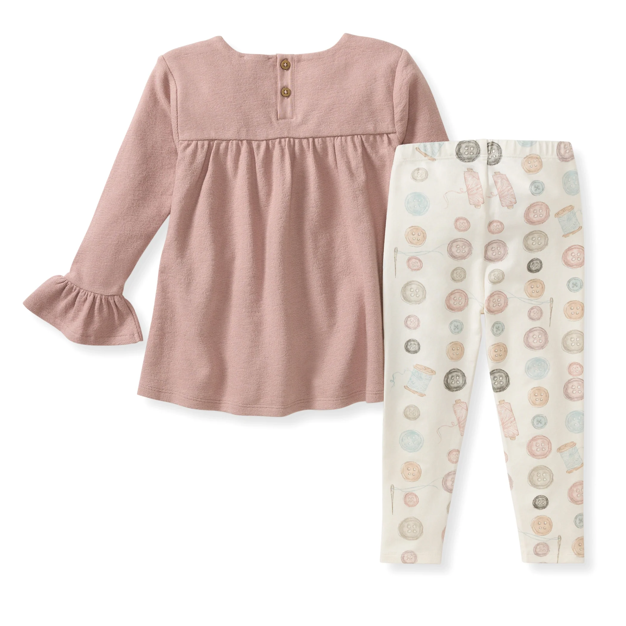 Little Button Organic Tunic & Pants Set - Image 4