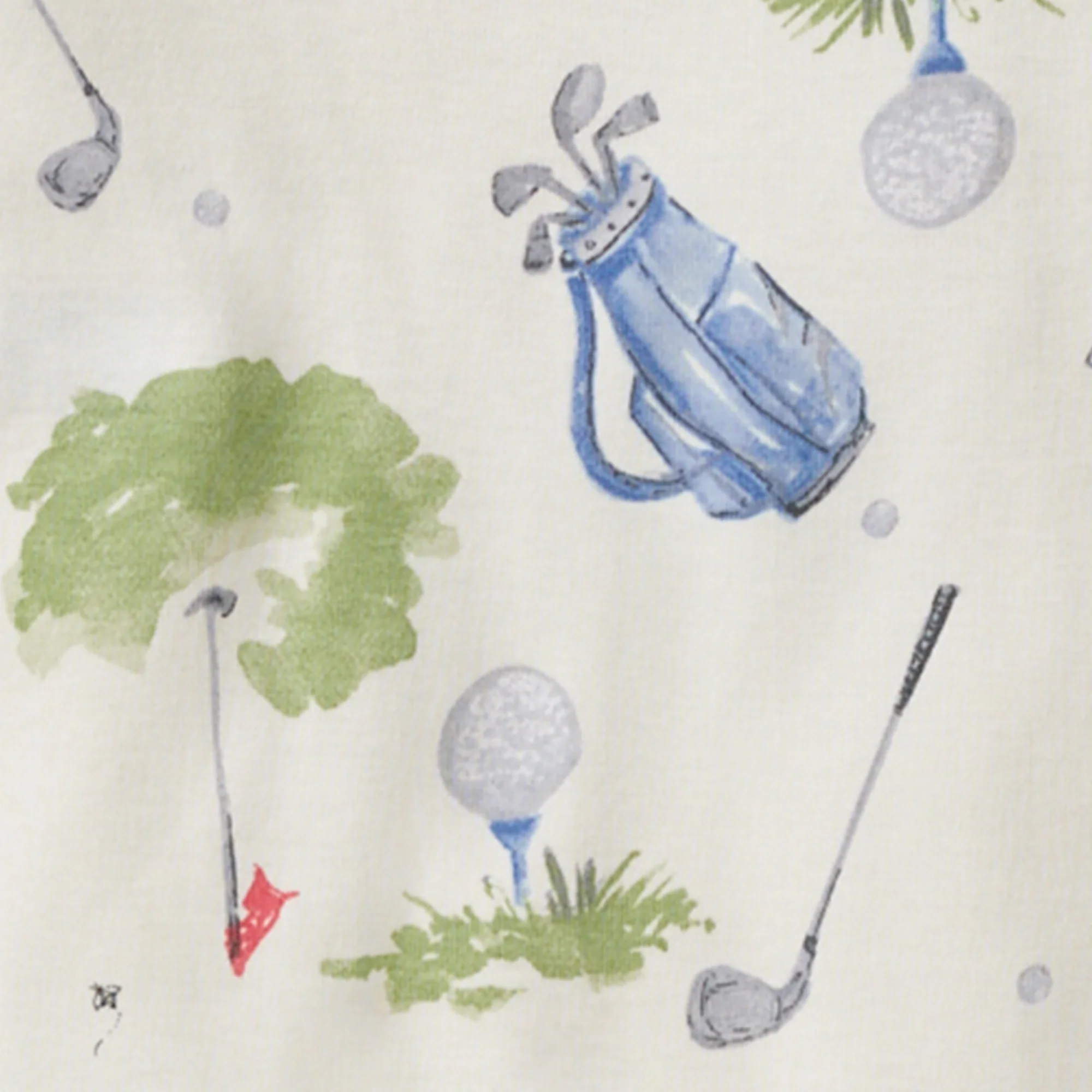 Little Golfer Organic Cotton Sleeper - Image 3