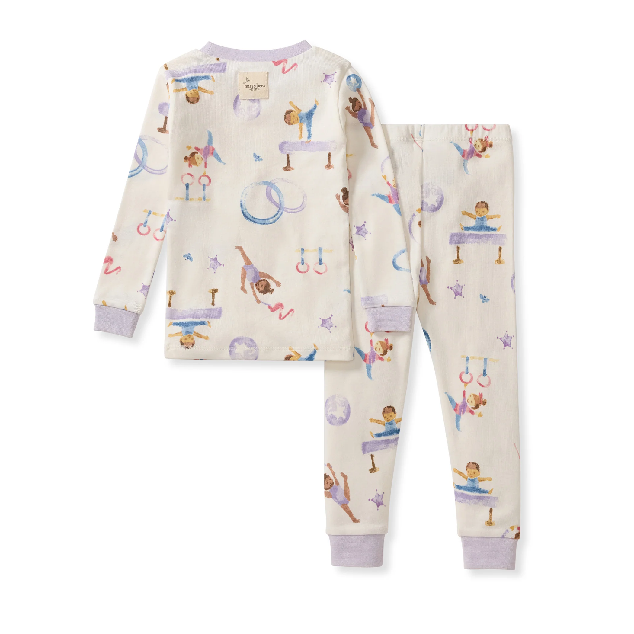 Little Gymnasts Organic Cotton Two-Piece Pajamas - Image 4