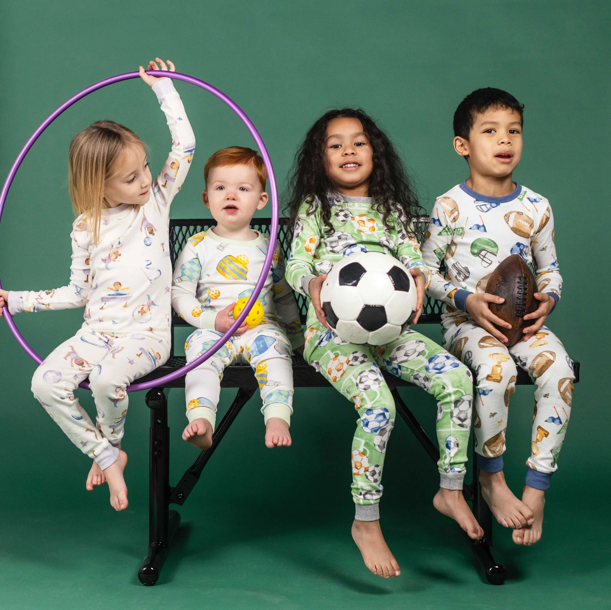 Little Gymnasts Organic Cotton Two-Piece Pajamas - Image 6