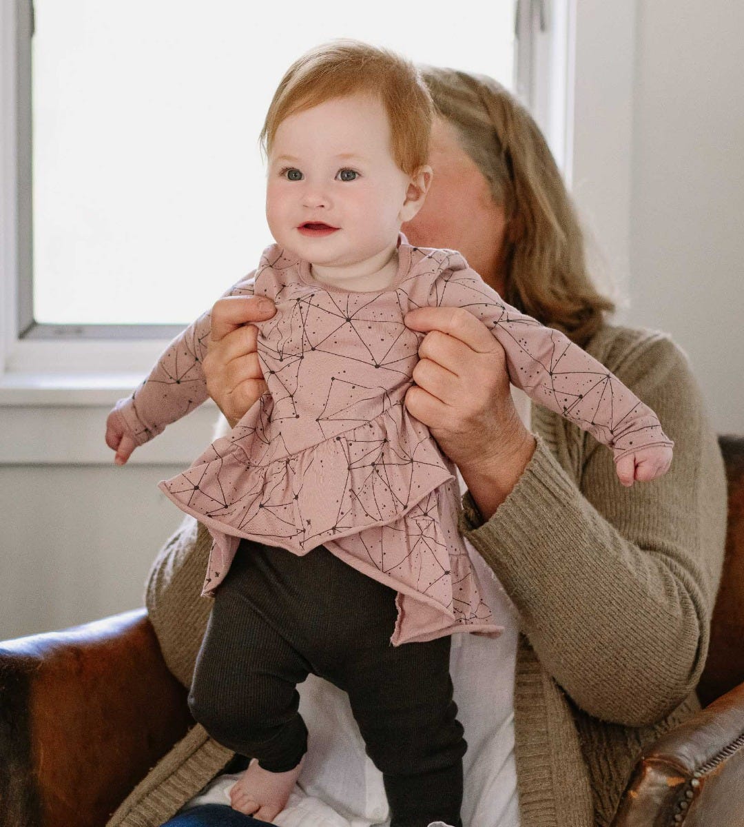 Look Up Organic Girl Shirt and Pants Set - Image 2
