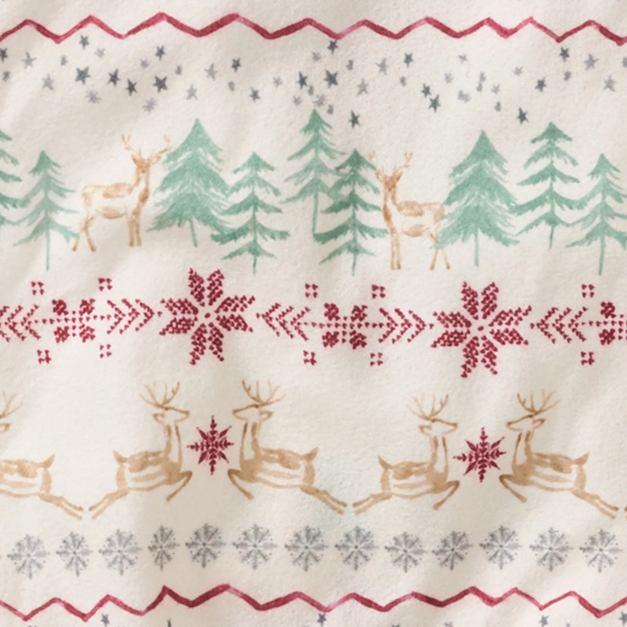 Magical Forest Fair Isle Repreve® Flannel Two-Piece Pajamas - Image 3