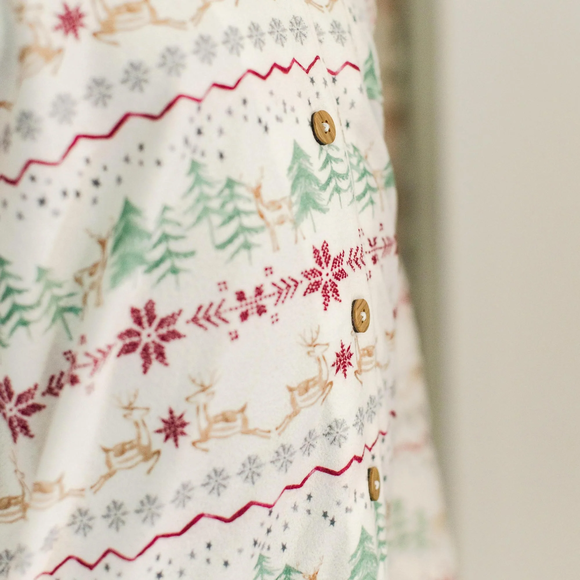 Magical Forest Fair Isle Repreve® Flannel Two-Piece Pajamas - Image 6
