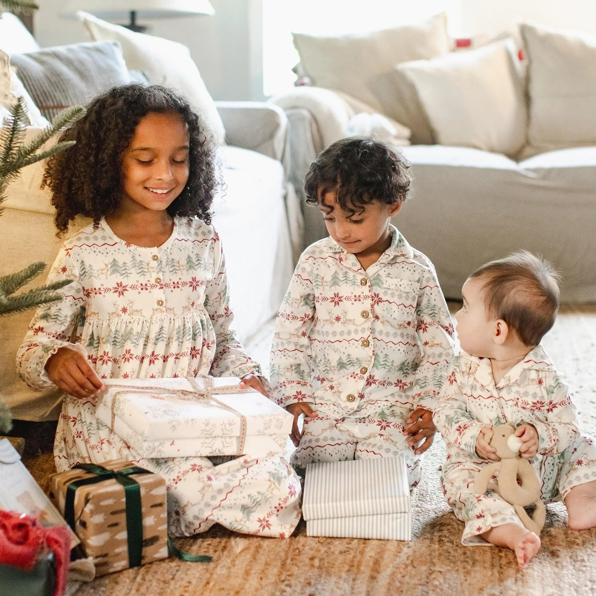Magical Forest Fair Isle Repreve® Flannel Two-Piece Pajamas - Image 8