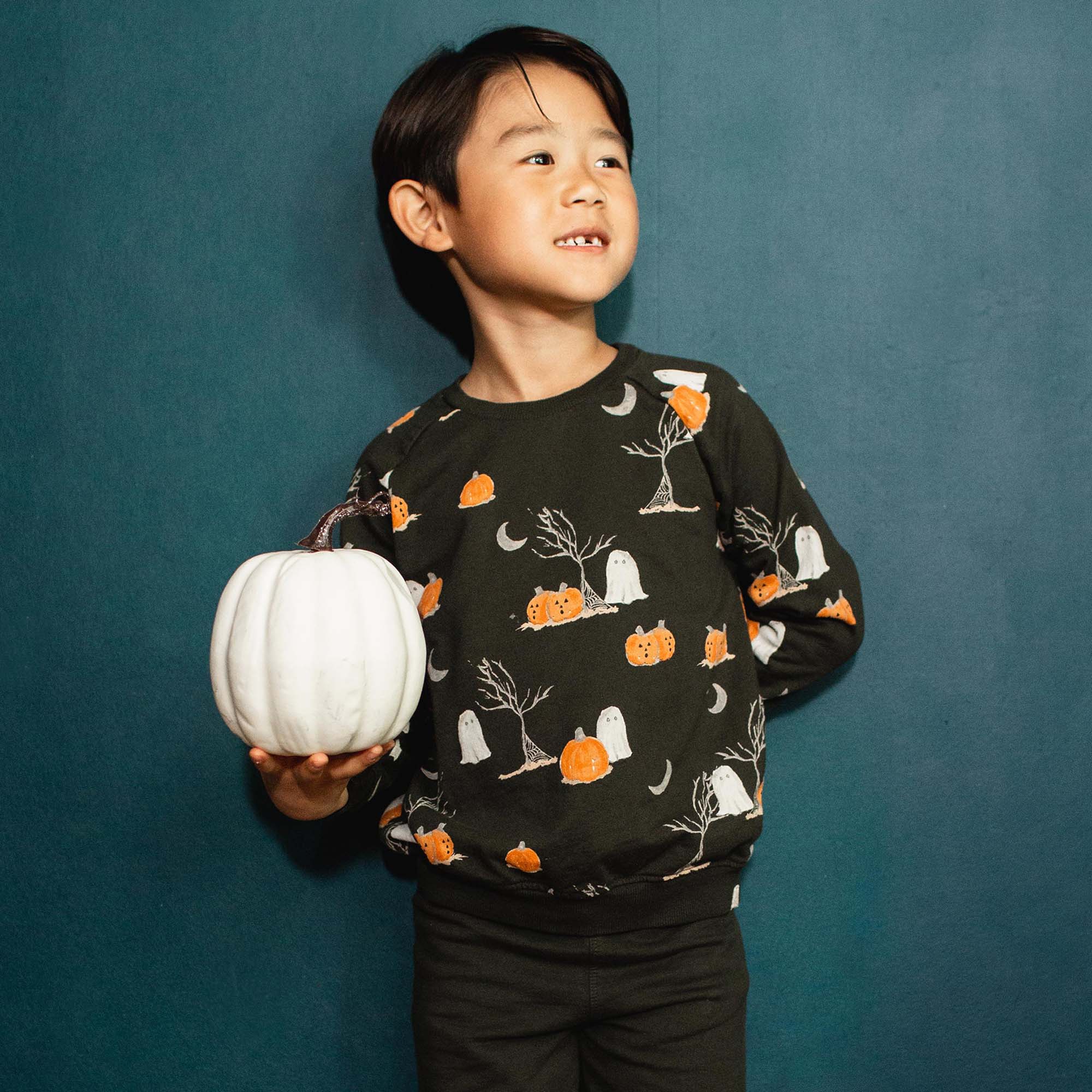 Midnight Fright Boy Sweatshirt & Pants Set - Image 2