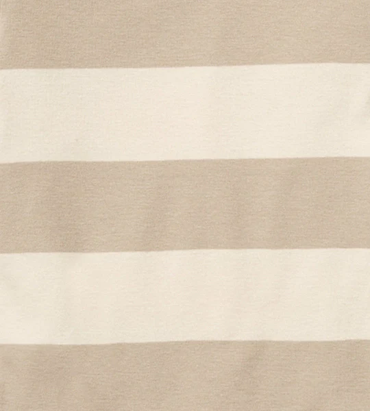 Mommy & Me Rugby Stripe Organic Cotton Pajamas - Oat - Image 3