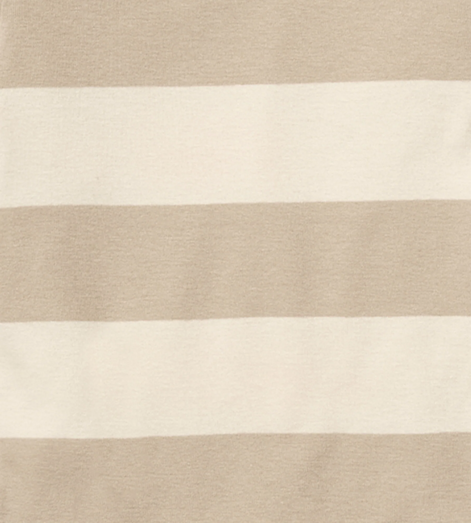 Mommy & Me Rugby Stripe Organic Cotton Sleeper - Oat - Image 4