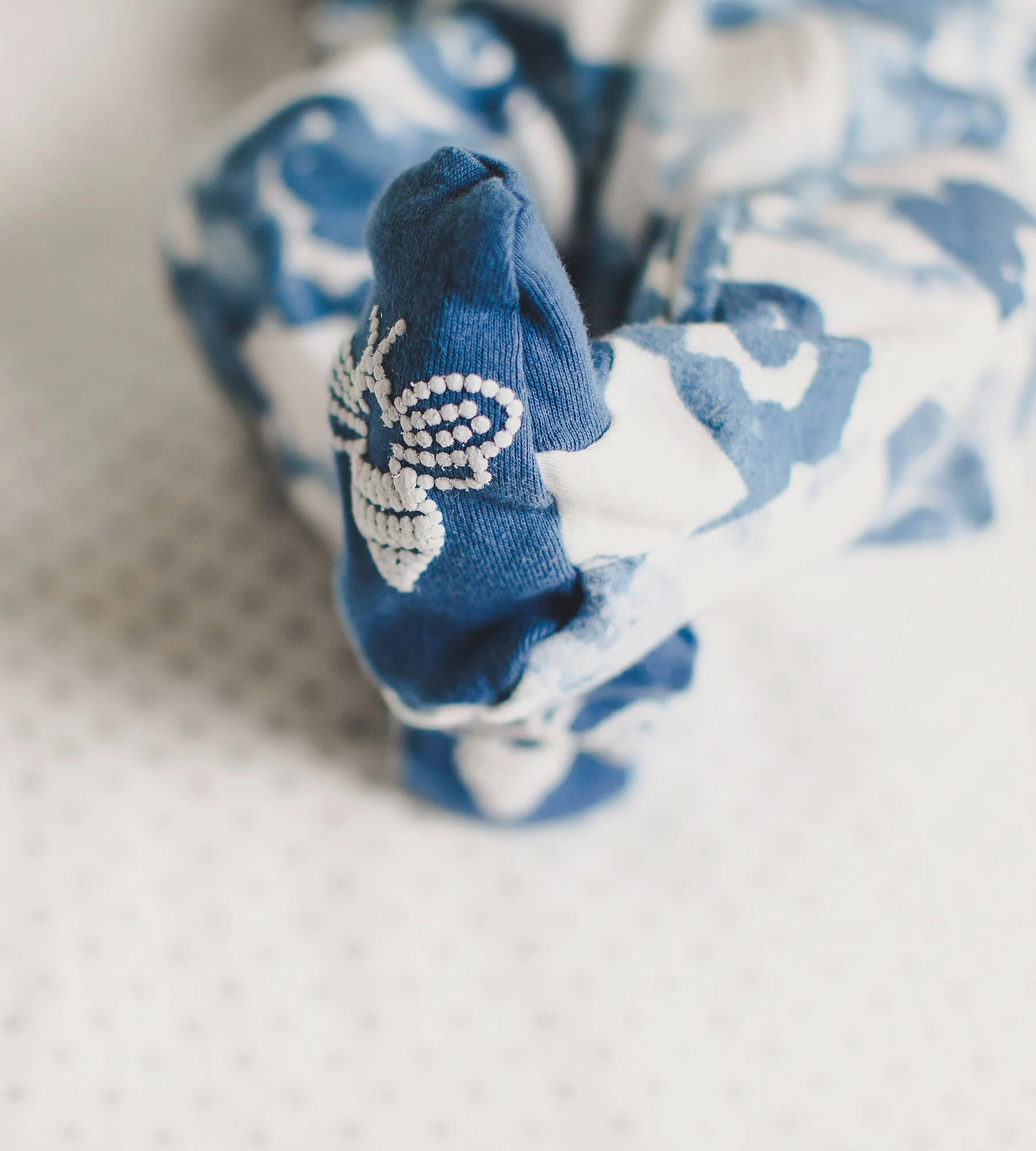 Moonlight Clouds Organic Cotton Footed Sleep & Play - Image 3