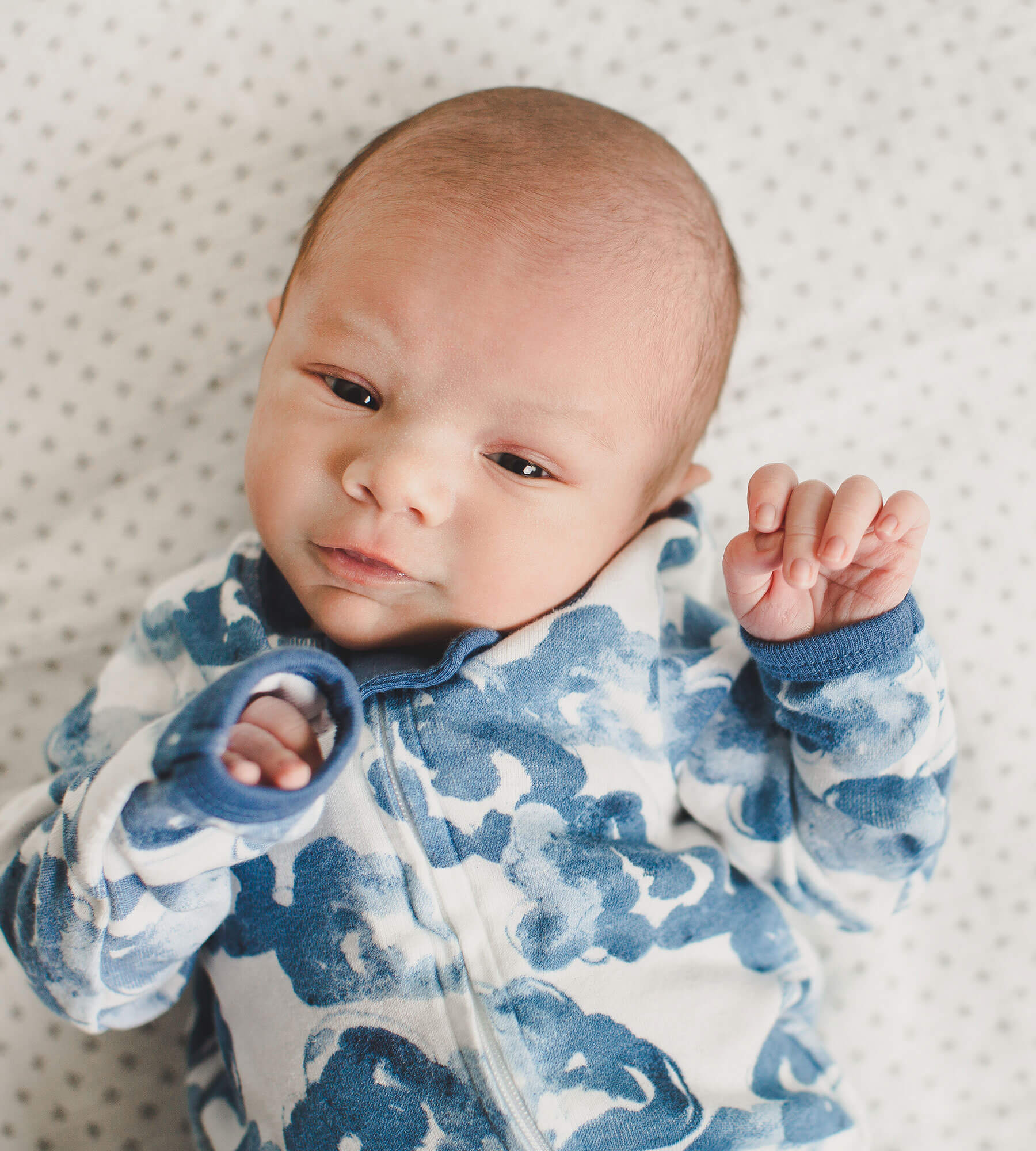 Moonlight Clouds Organic Cotton Footed Sleep & Play - Image 4