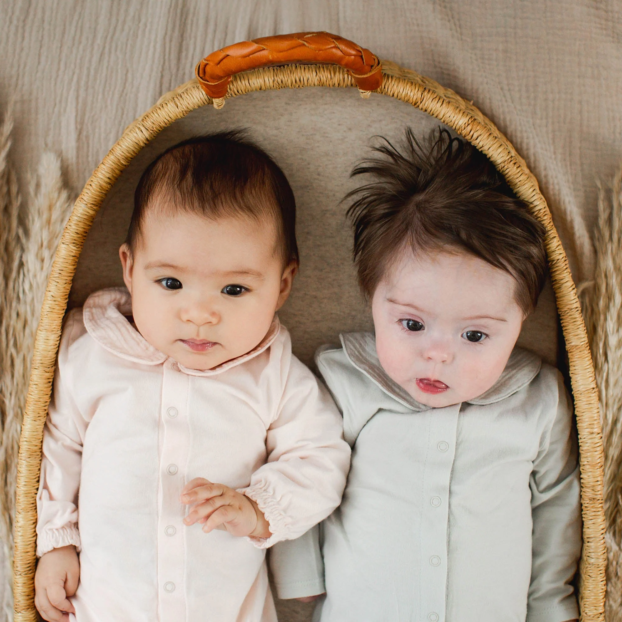 Muslin Collar Baby Boy Blue Jumpsuit - Image 5