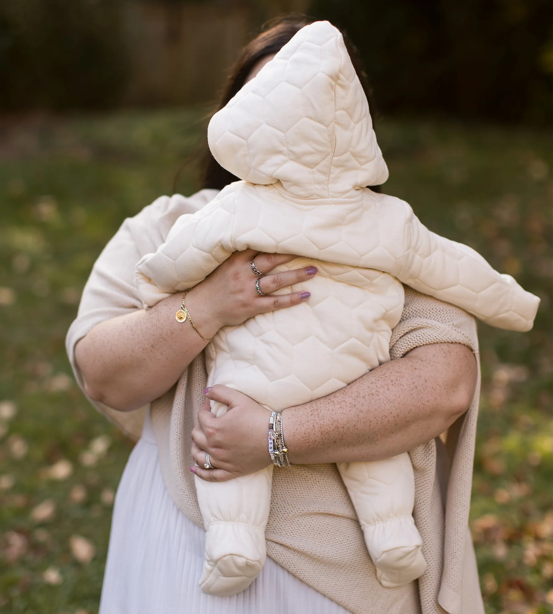 Organic Cotton Honeycomb Quilted Bunting - Image 5