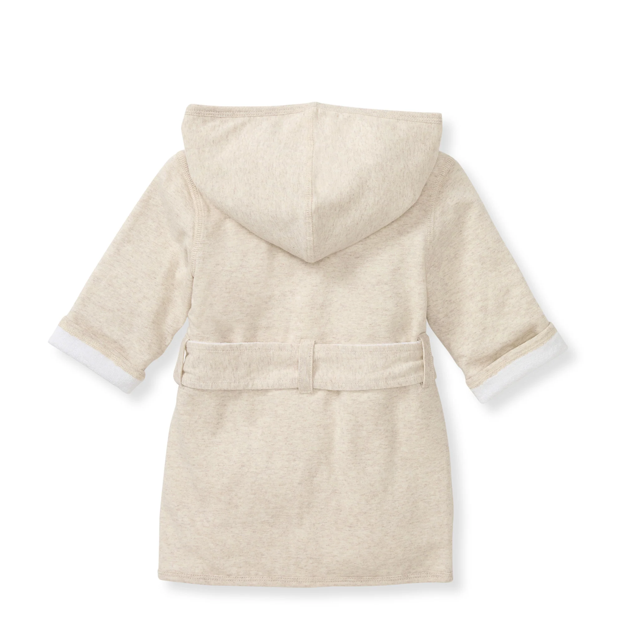 Organic Cotton Knit Terry Hooded Robe - Image 5