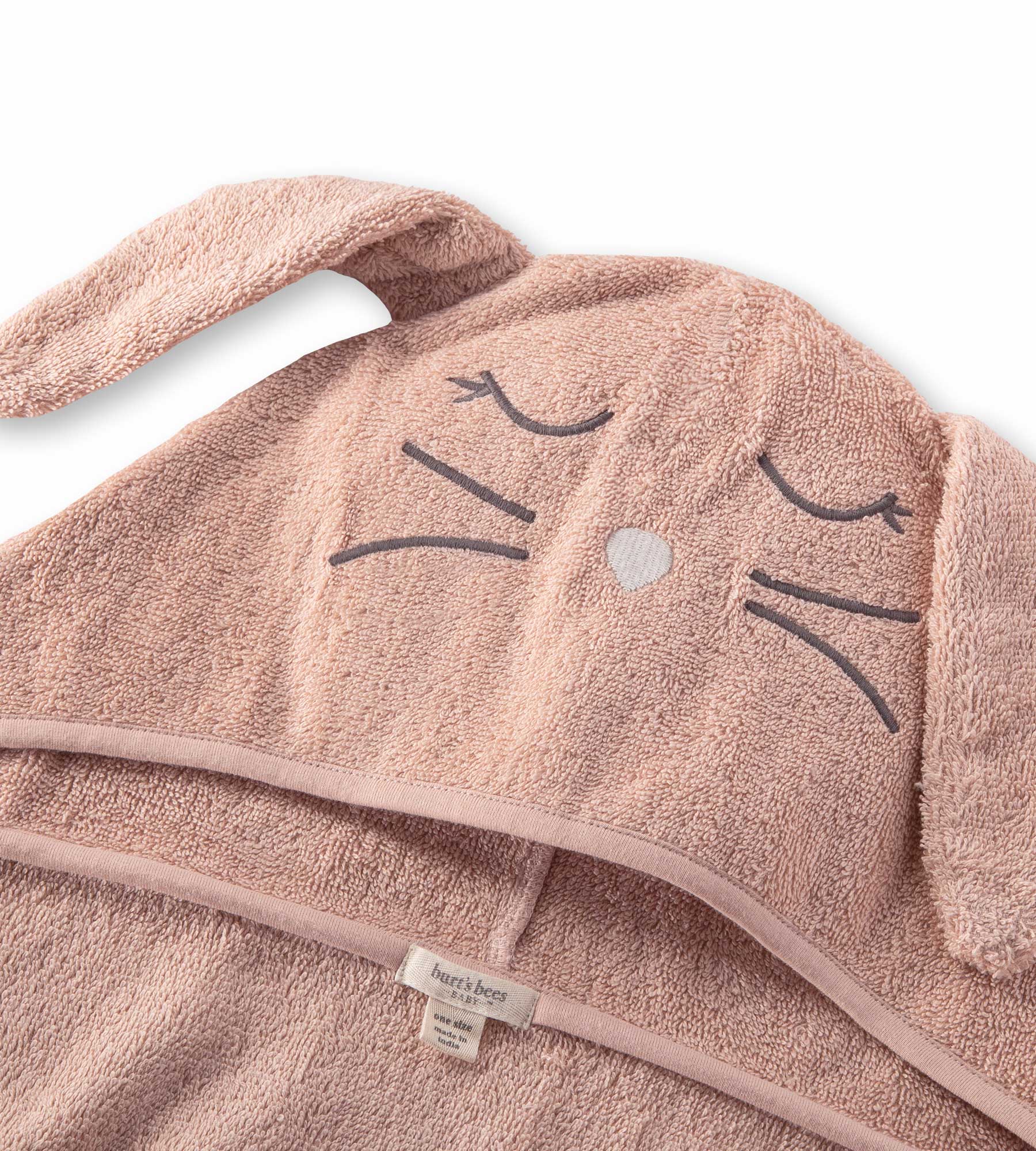 Organic Cotton Toddler Hooded Bunny Towel - Image 3