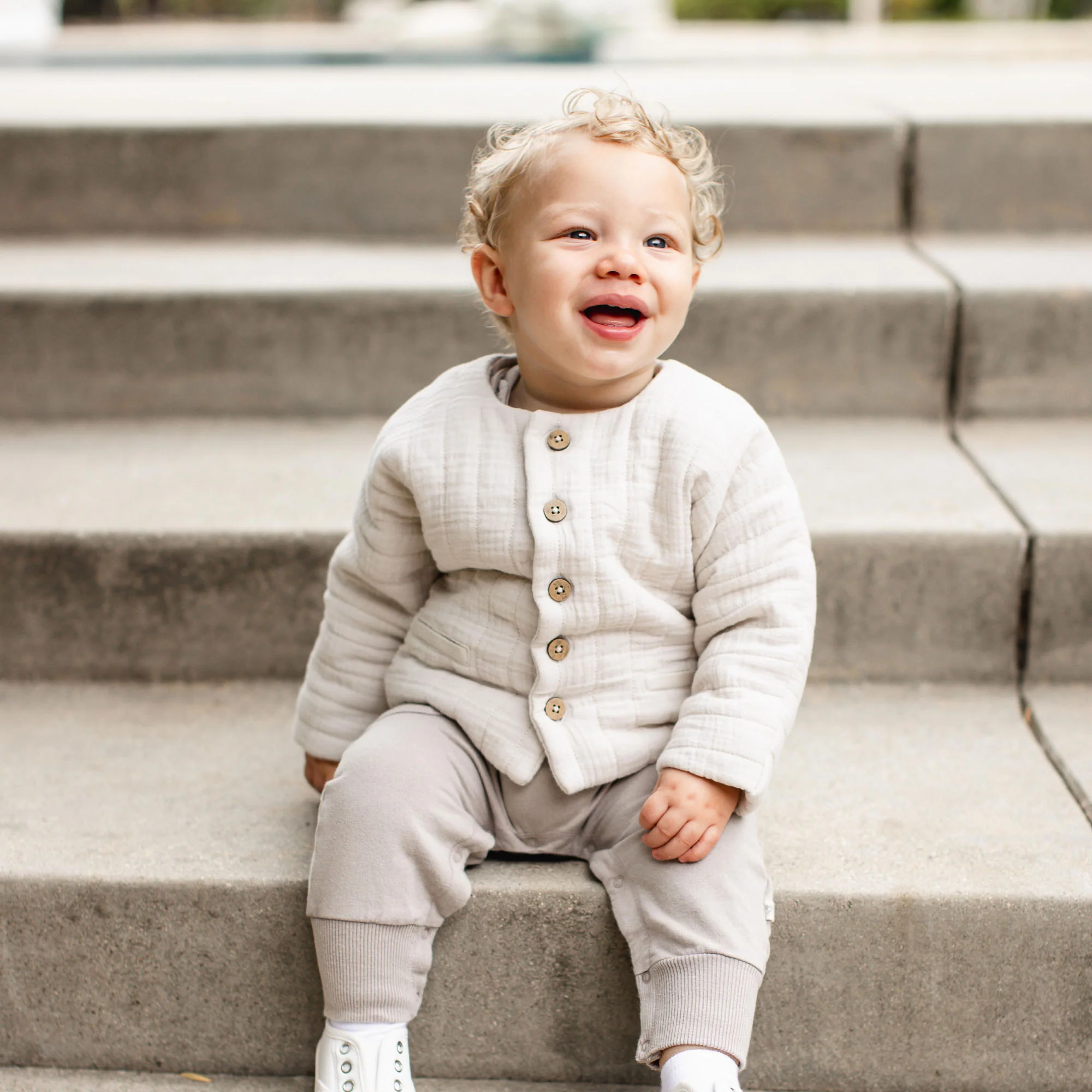 Organic Cotton Quilted Jacket - Image 5