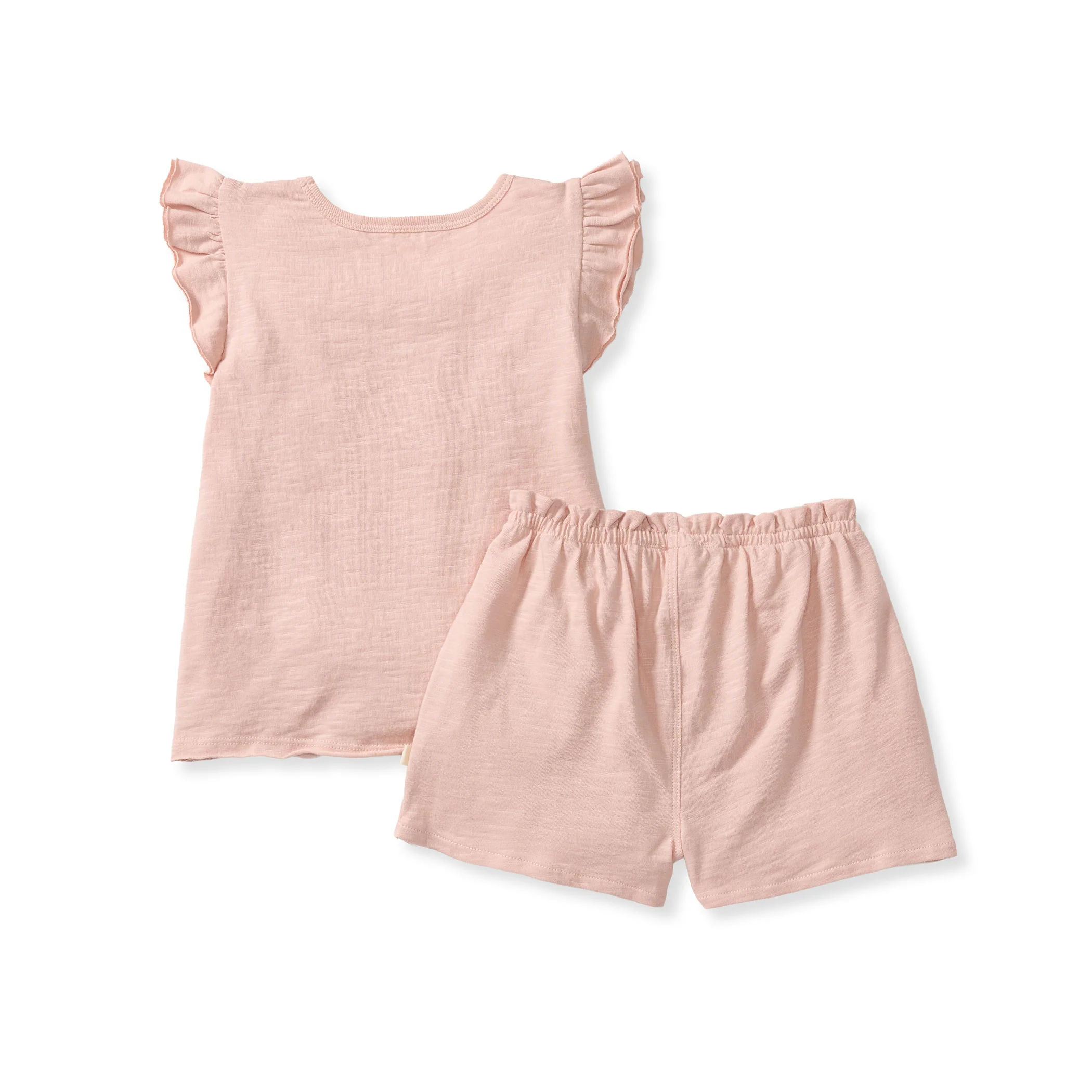 Organic Girl Slub Tee & Shorts Set - Image 4