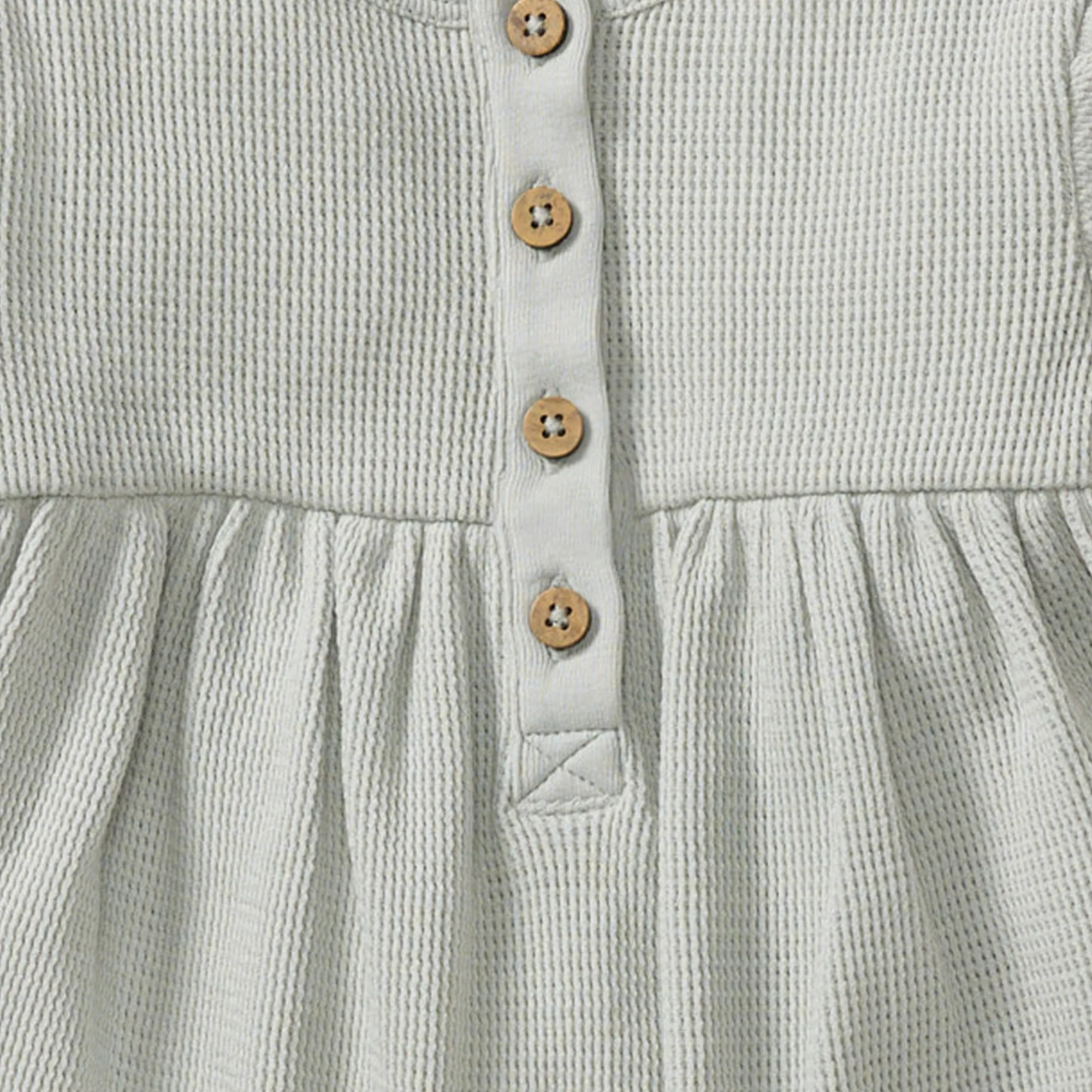 Organic Thermal Baby Girl Jumpsuit - Image 4