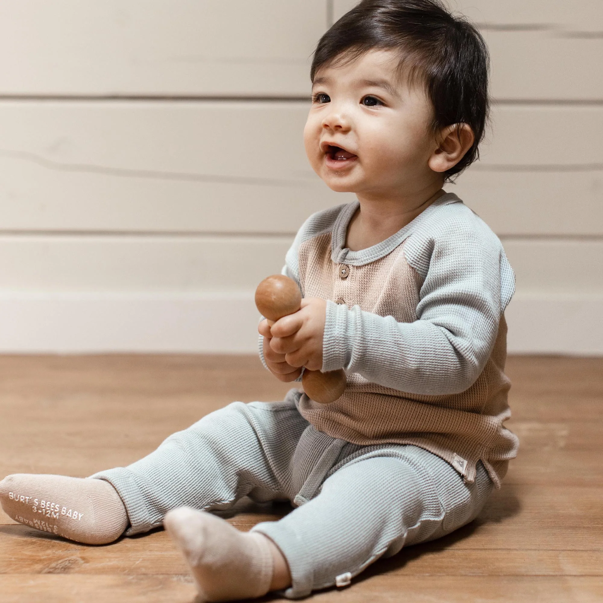 Organic Thermal Boy Tee & Pants Set - Image 2