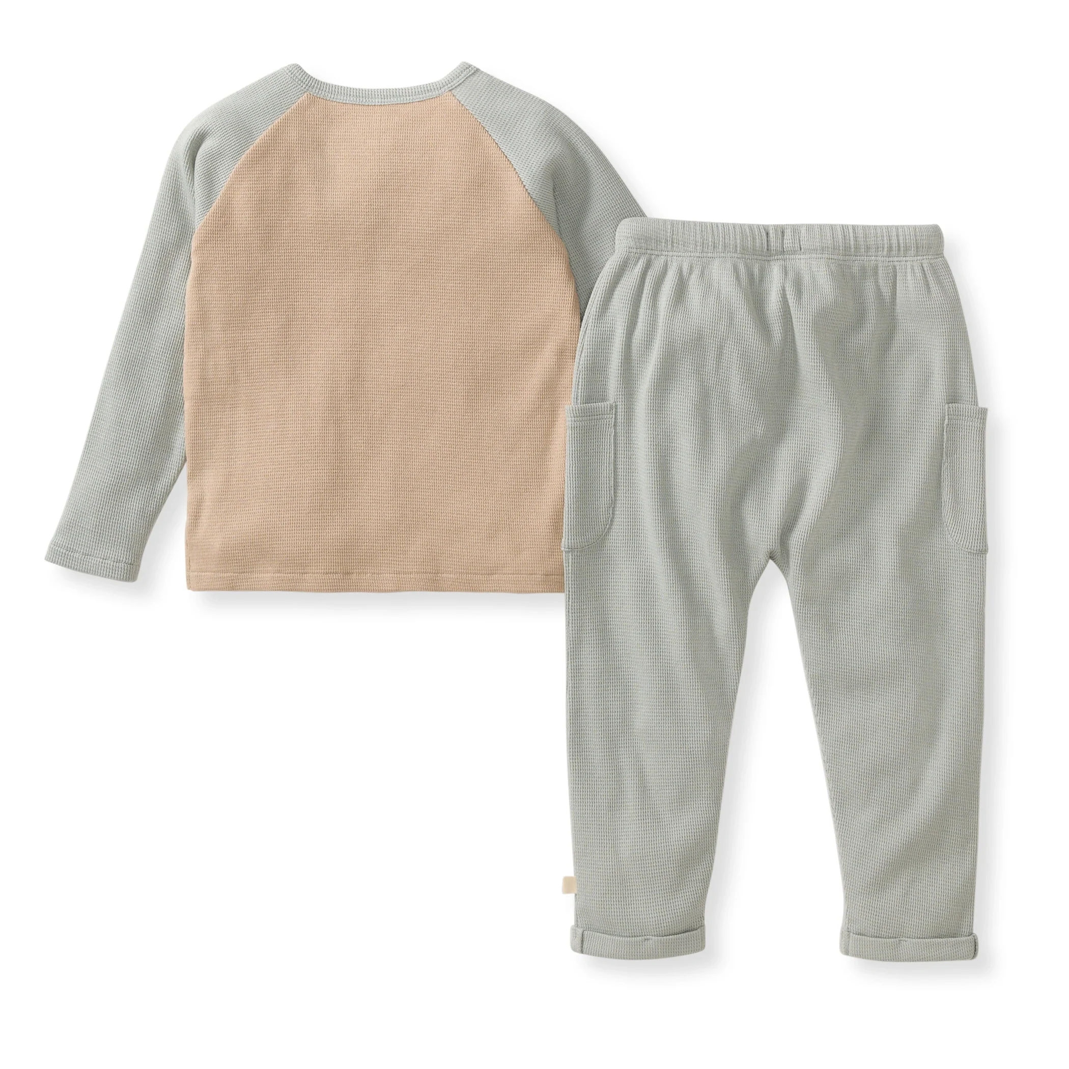 Organic Thermal Boy Tee & Pants Set - Image 3