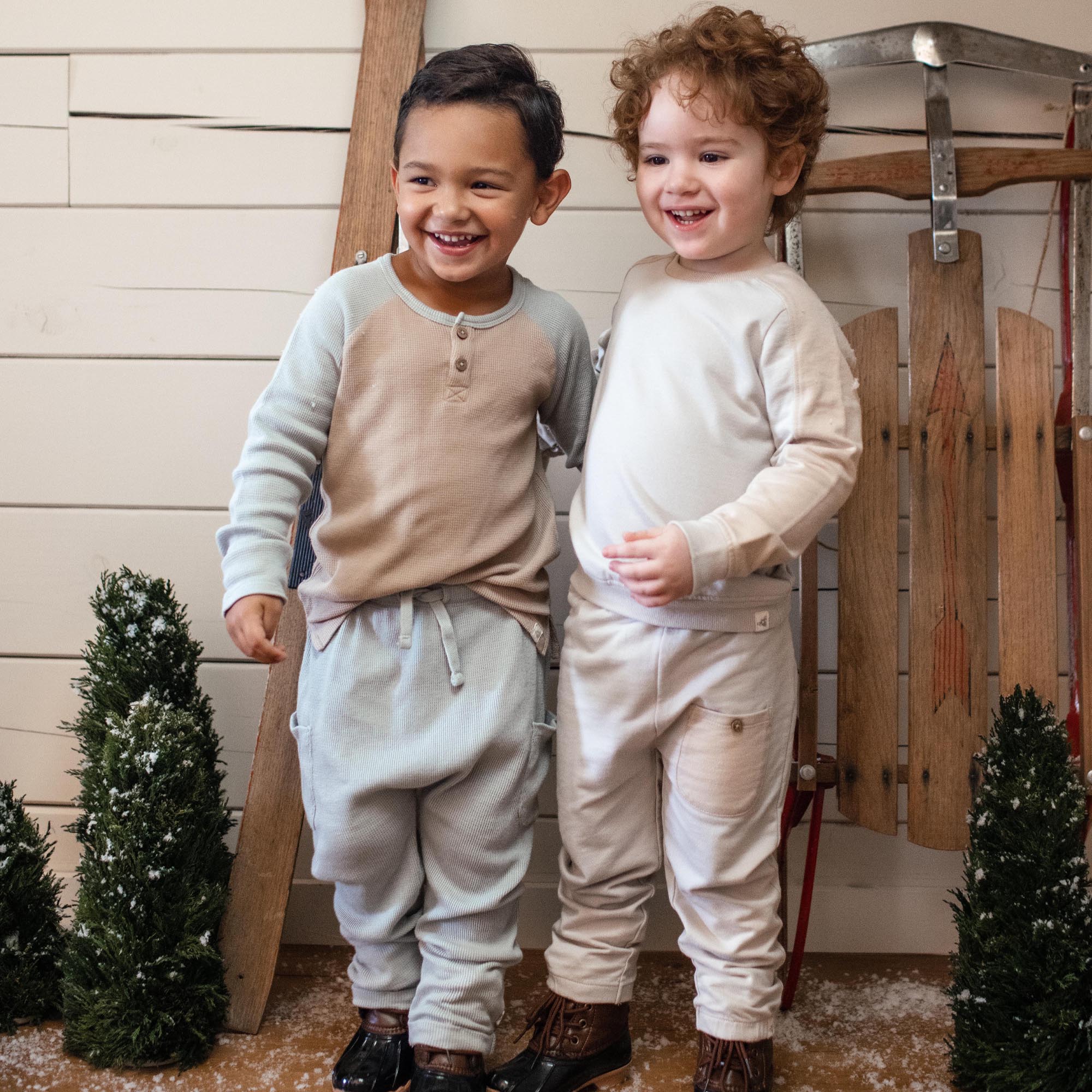 Organic Thermal Boy Tee & Pants Set - Image 8