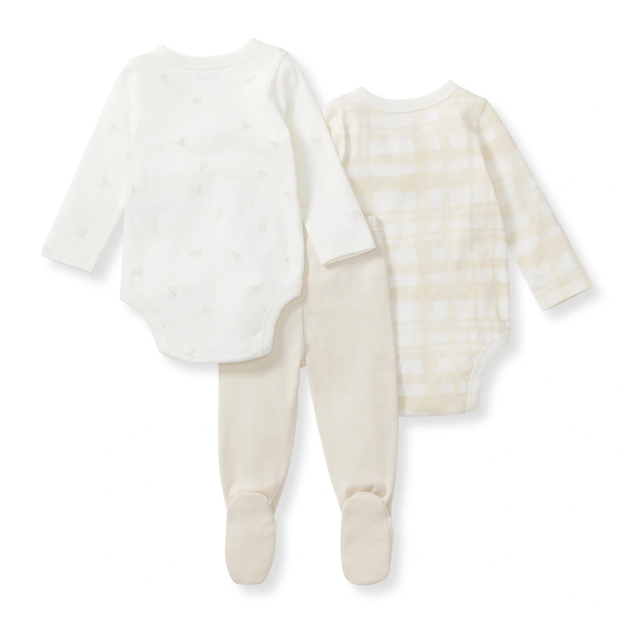 Origami Baby 3-Piece Bodysuit & Pants Set - Image 3