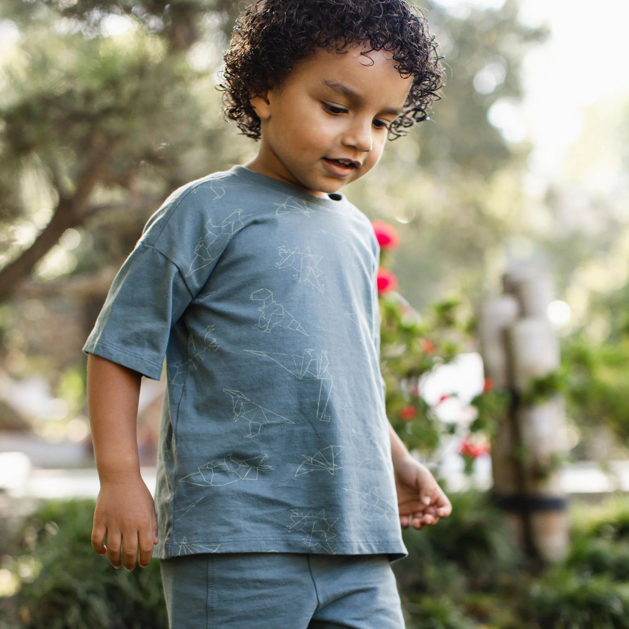 Origami Dinos Boy Tee & Shorts Set - Image 10