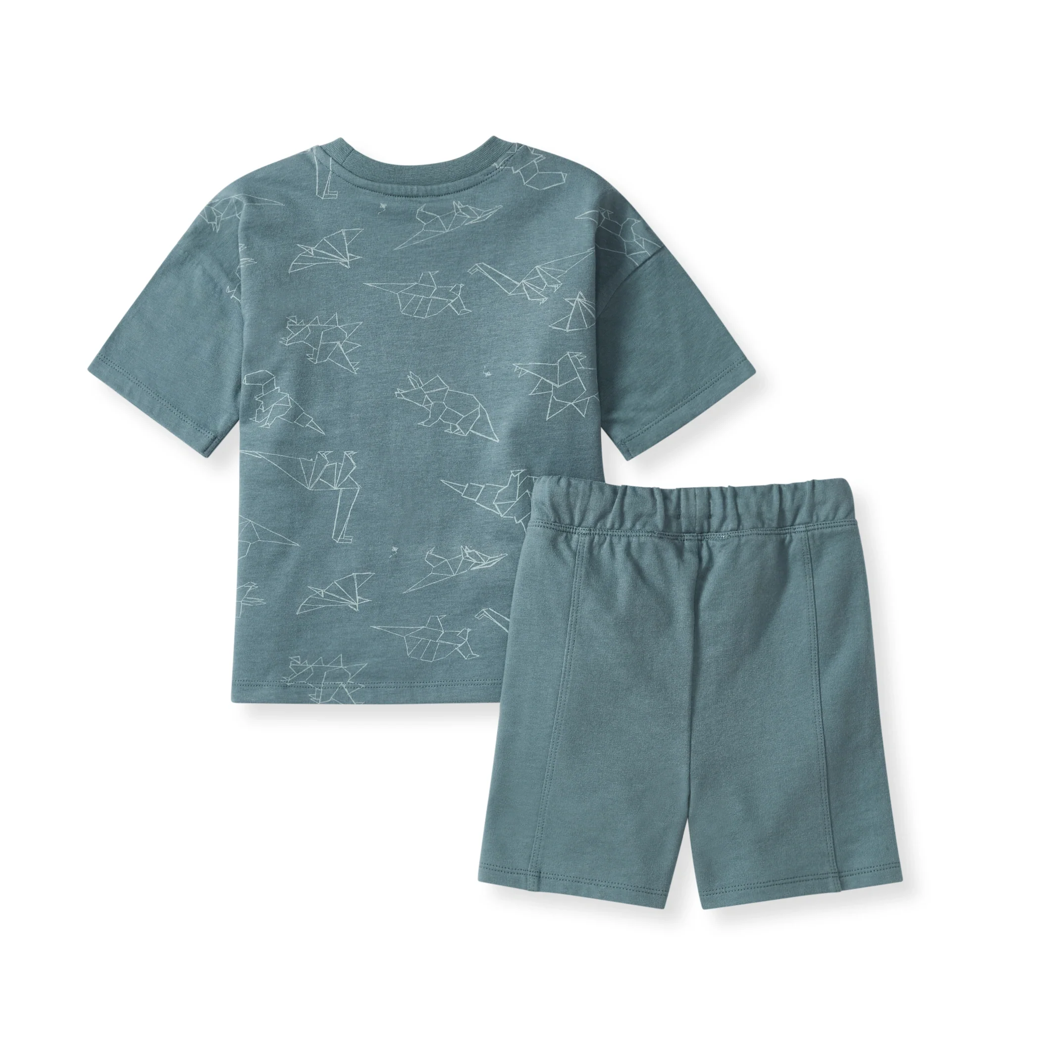 Origami Dinos Boy Tee & Shorts Set - Image 3