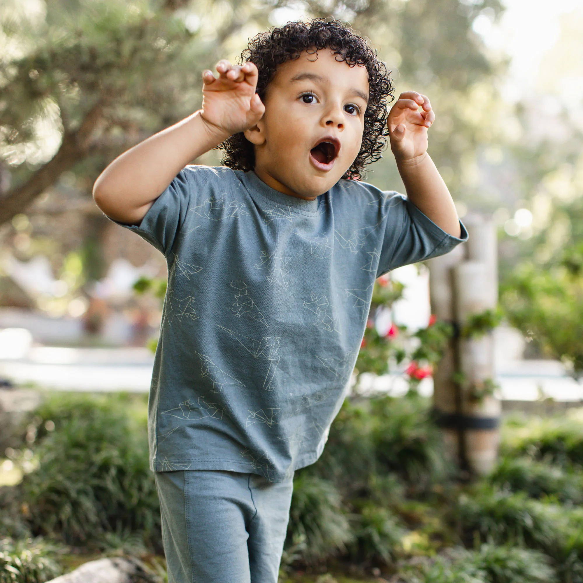 Origami Dinos Boy Tee & Shorts Set - Image 6